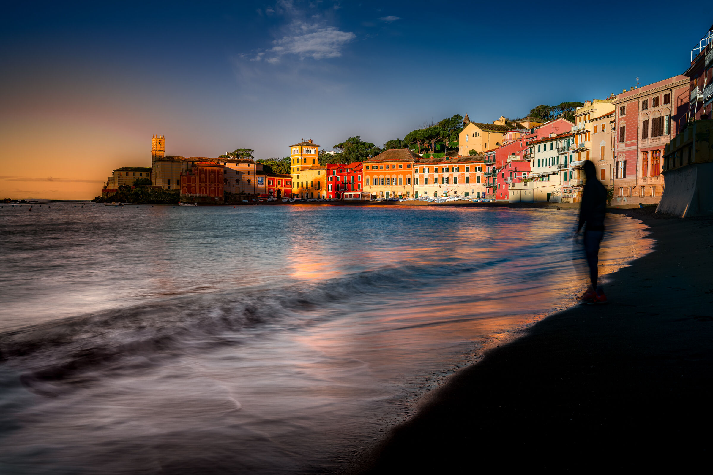 First light in Sestri Levante