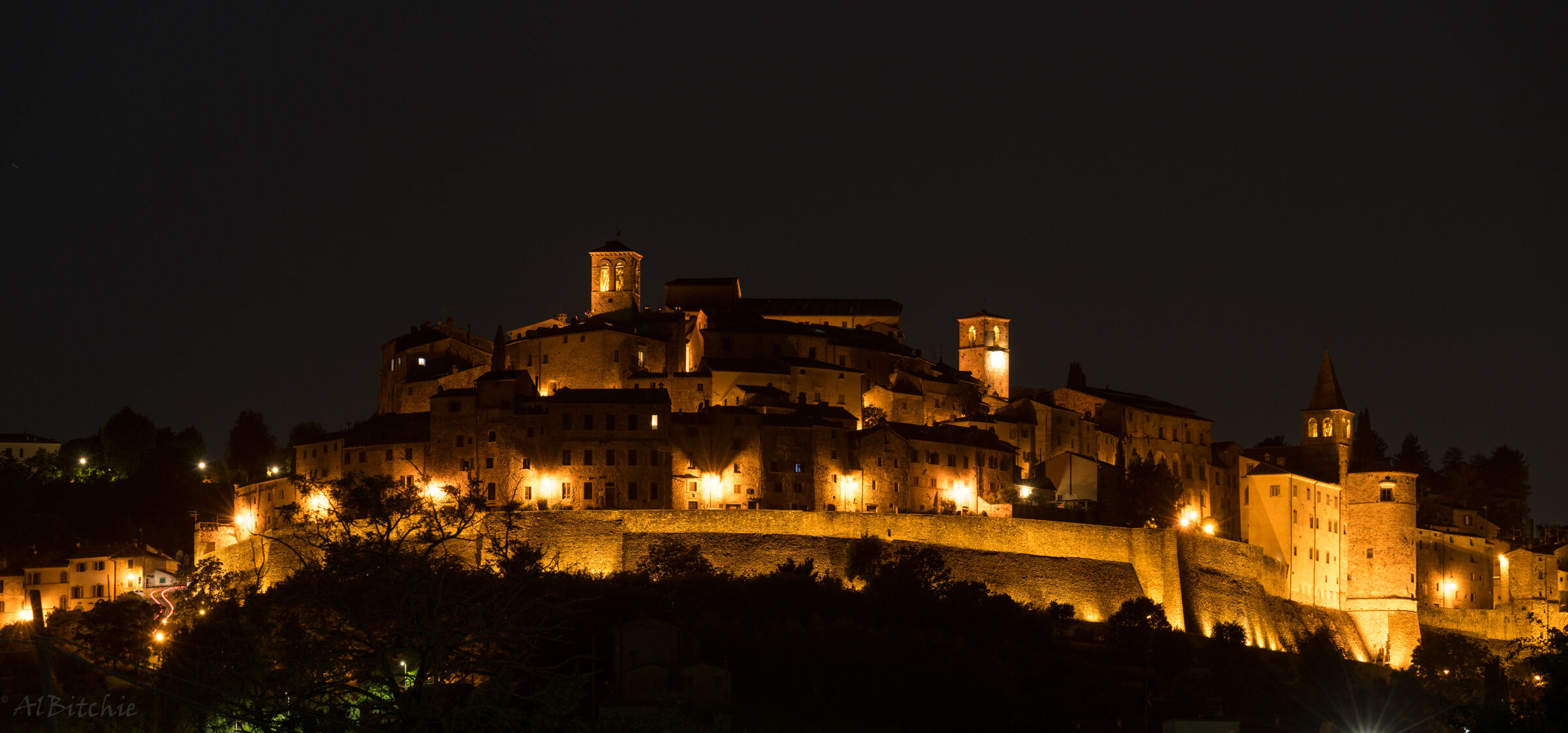 Anghiari from below