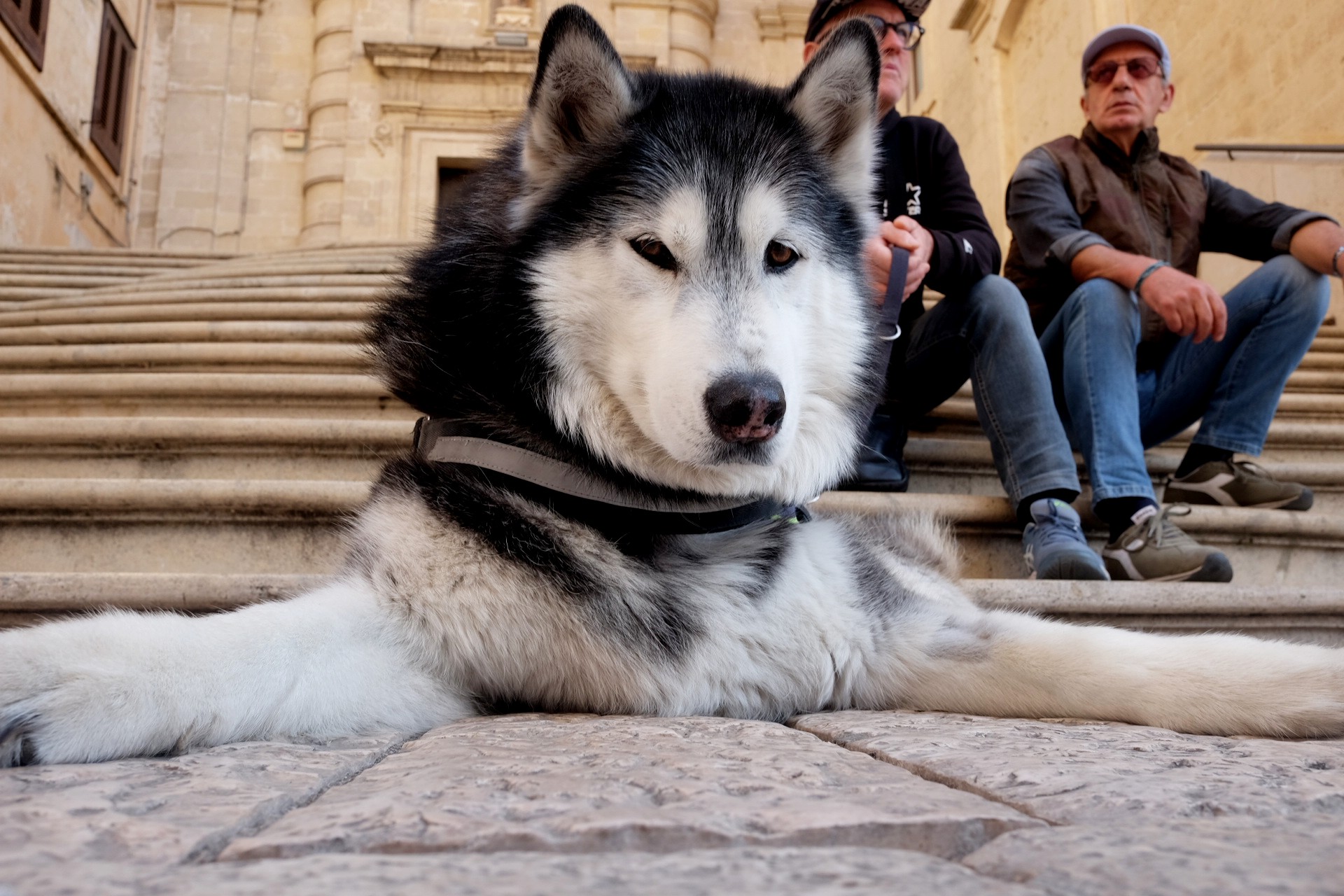 Walking through Matera