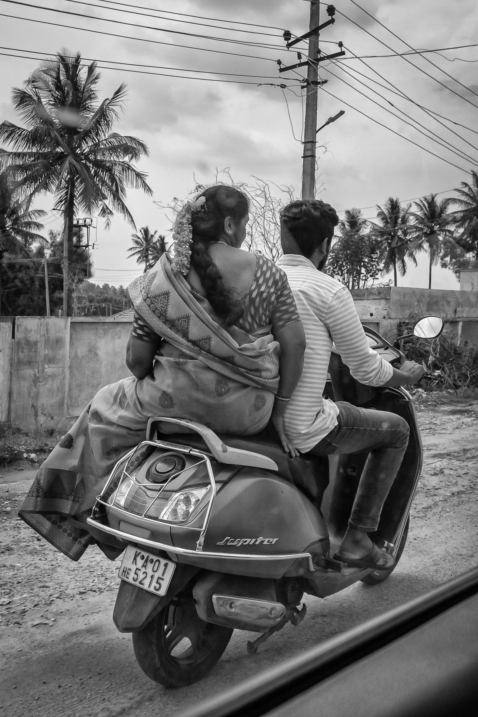 India from the window