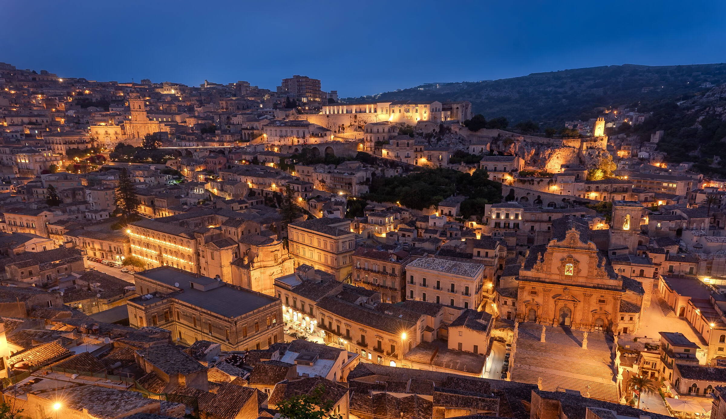 My city and the blue hour