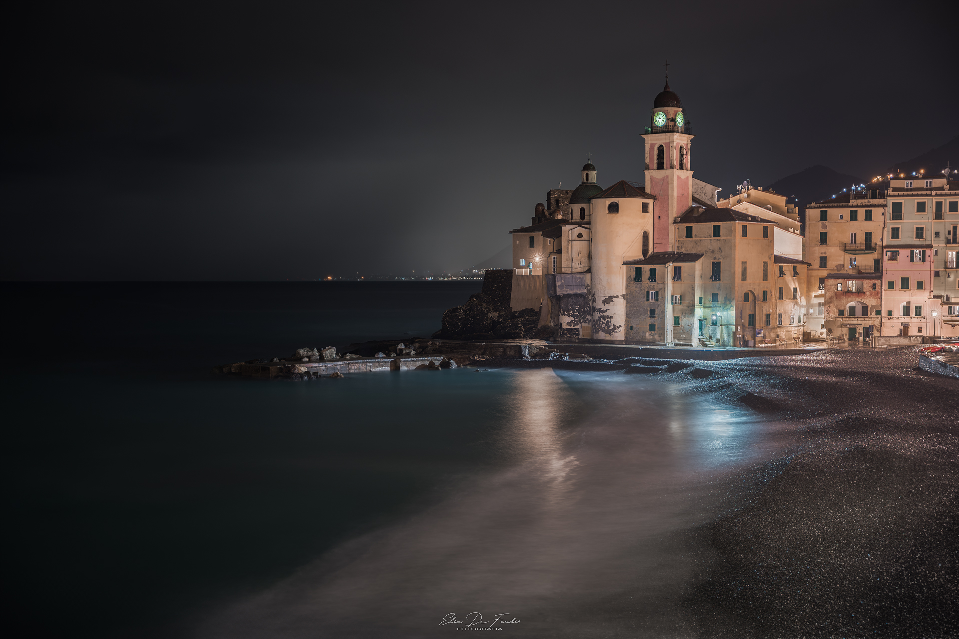 Camogli sotto la pioggia