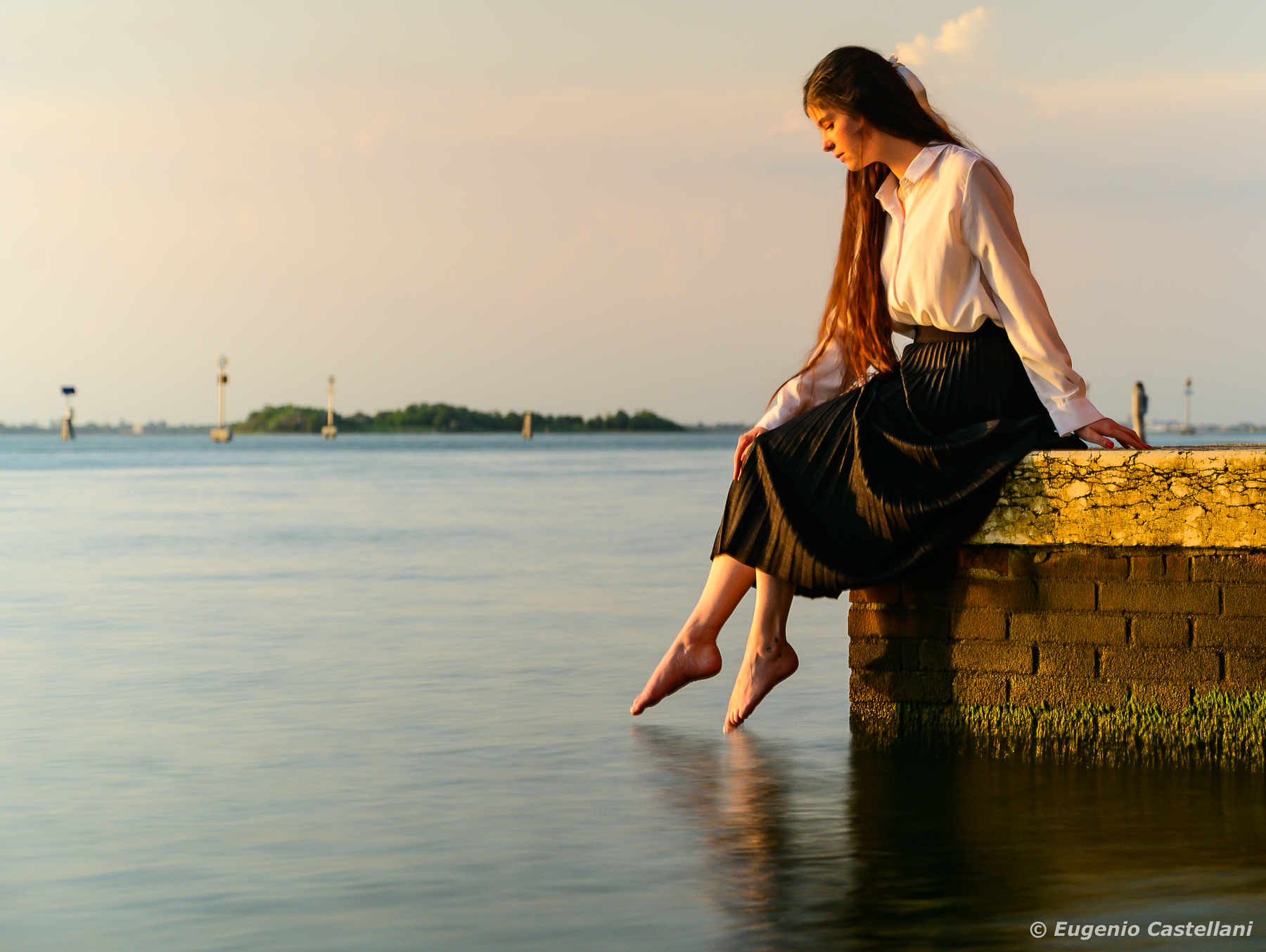 Angelica and water