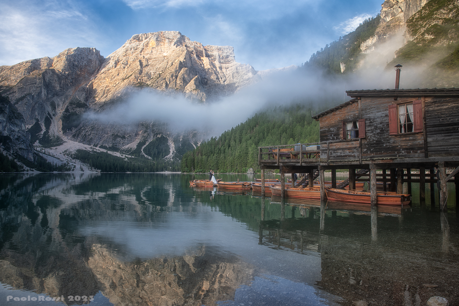 Lago di Braies..prime luci del mattino