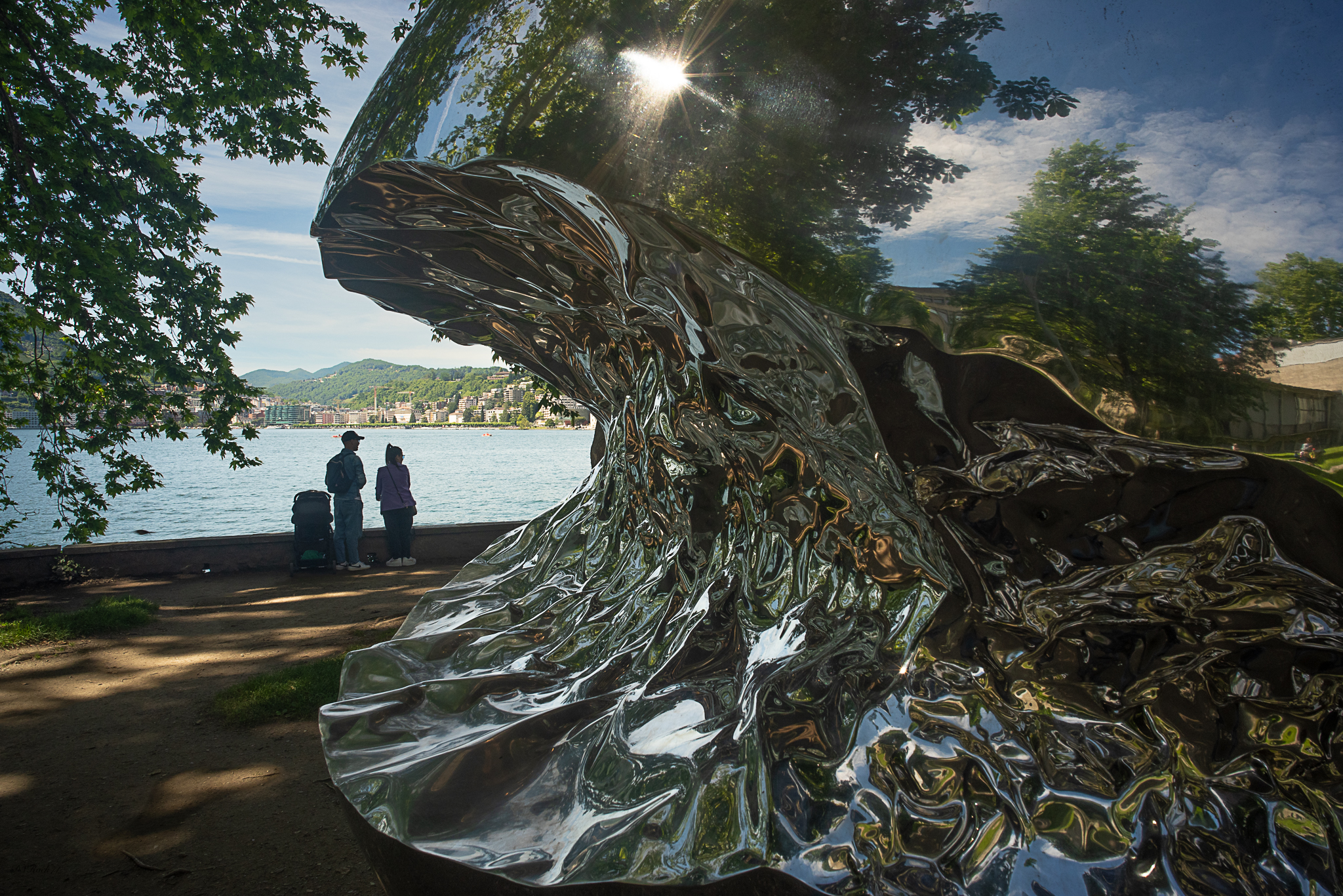 Lugano, una domenica mattina di maggio