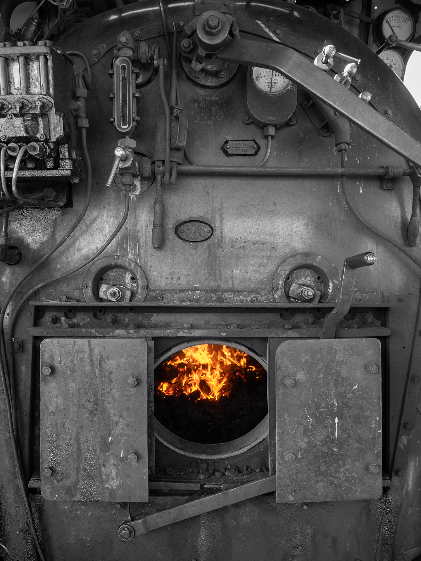 The heart of the locomotive