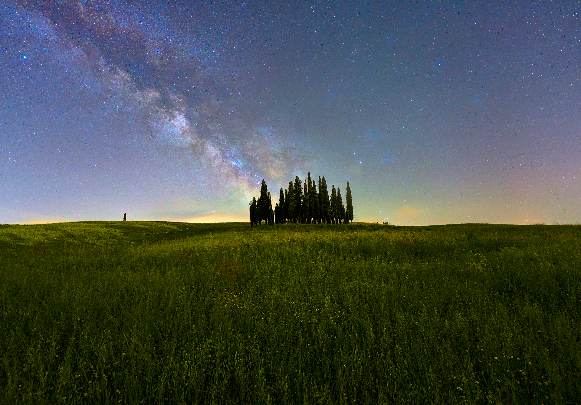 Una notte piena di stelle ai cipressini