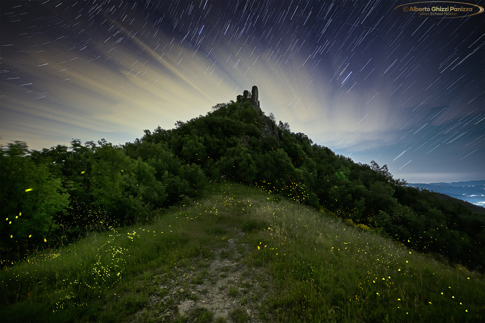 First fireflies under Roccalanzona