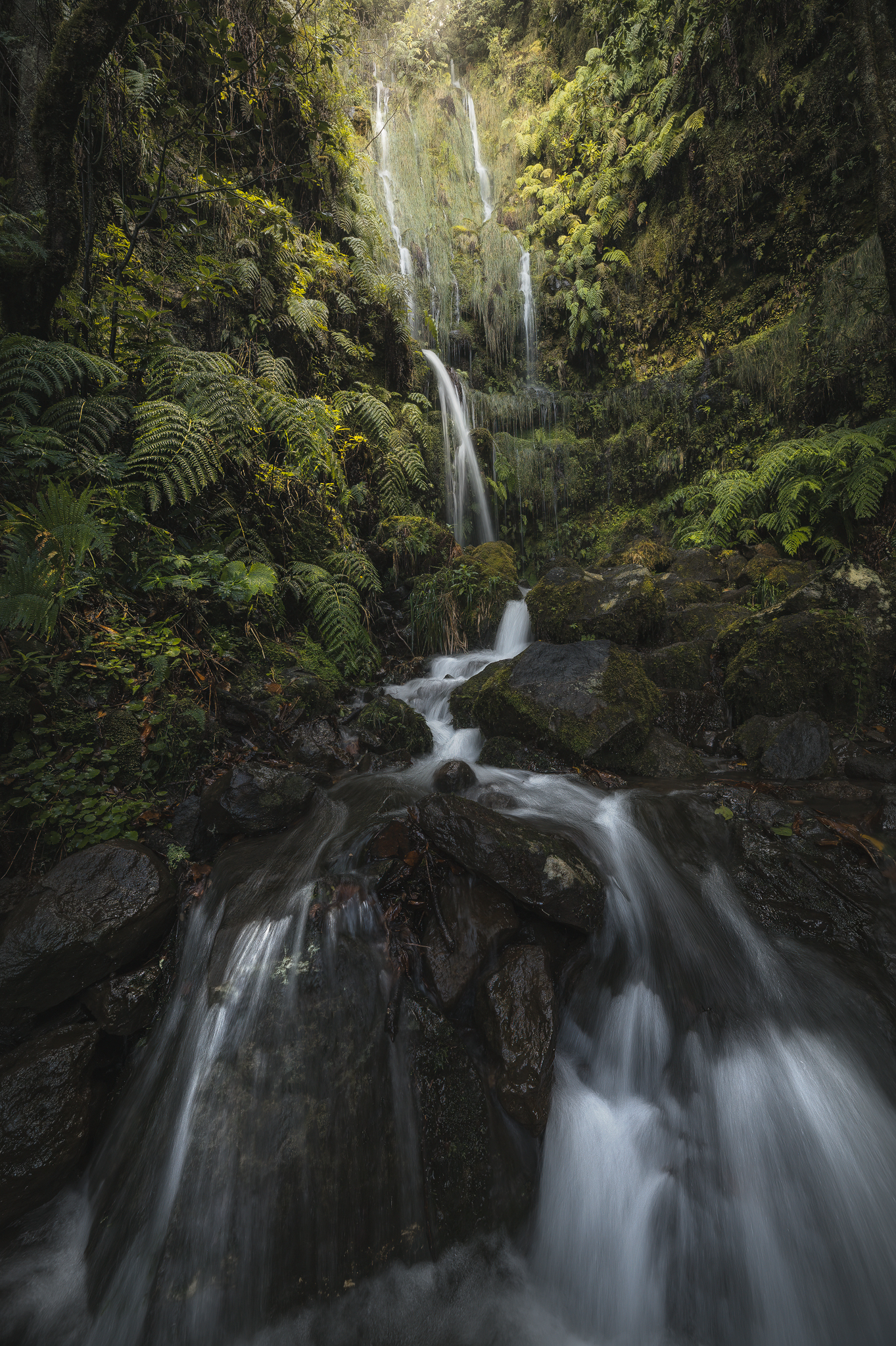 La cascata verde