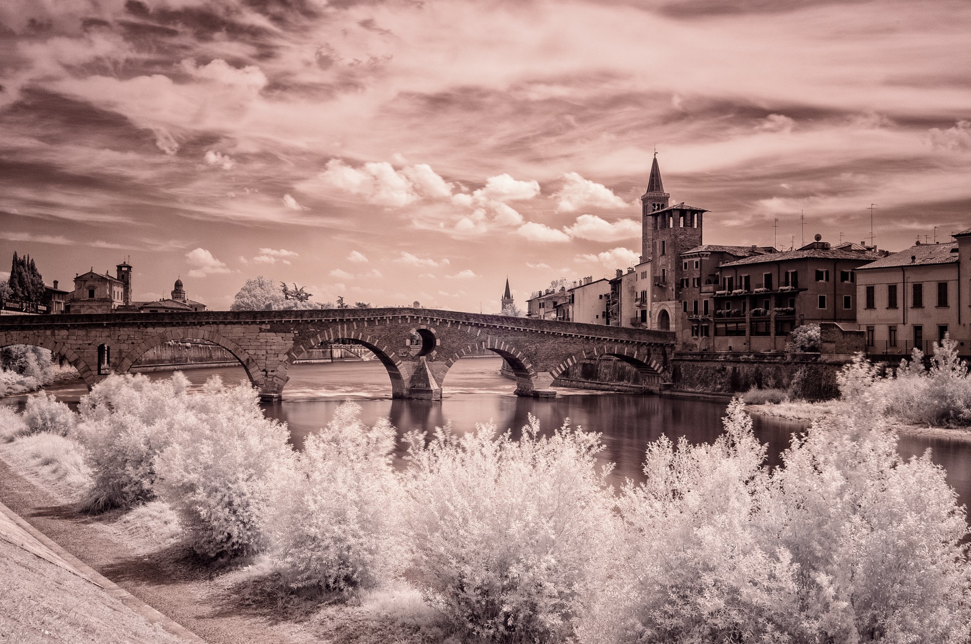 Ponte Pietra Infrared