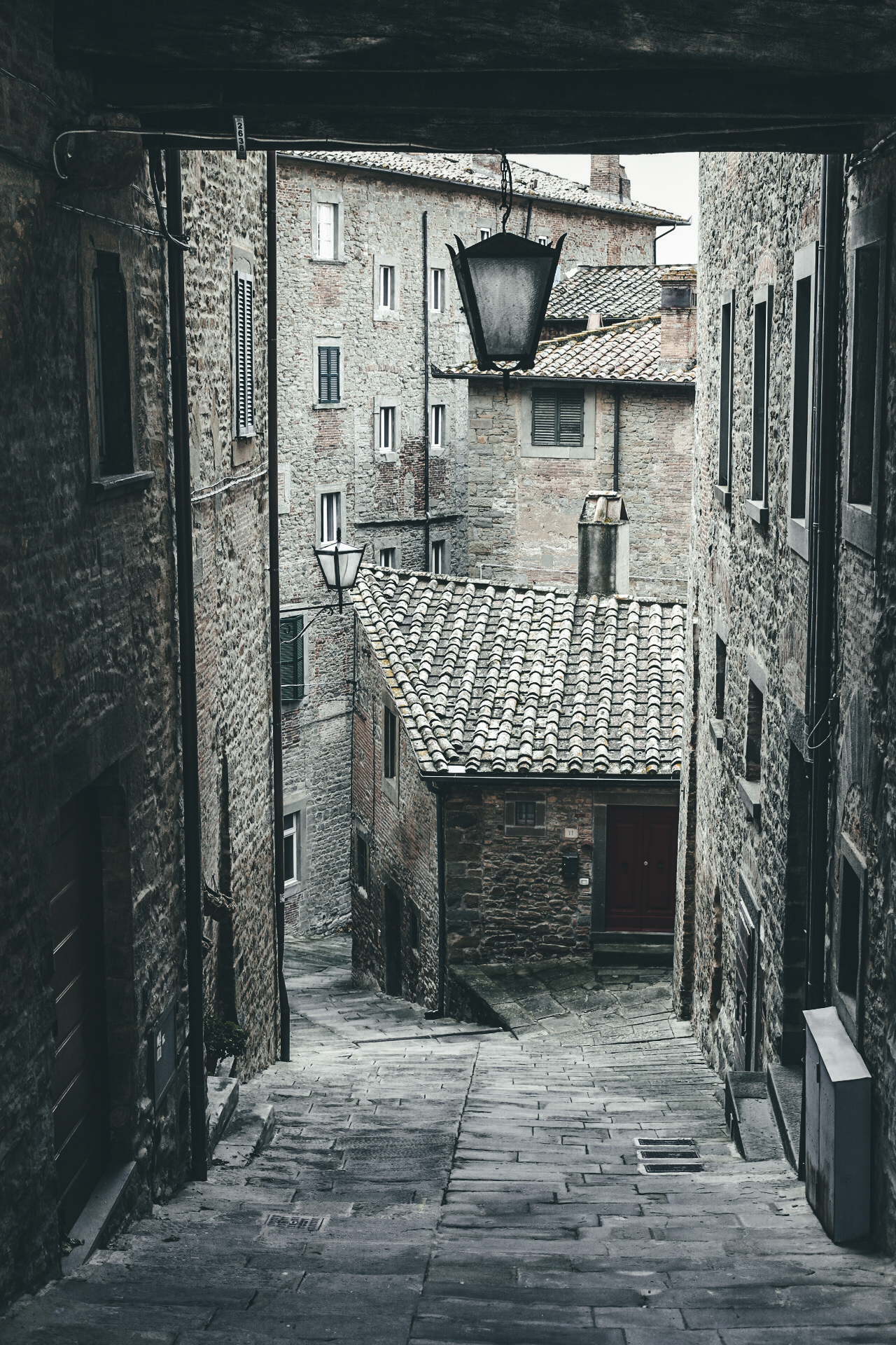 Dark atmosphere in Cortona