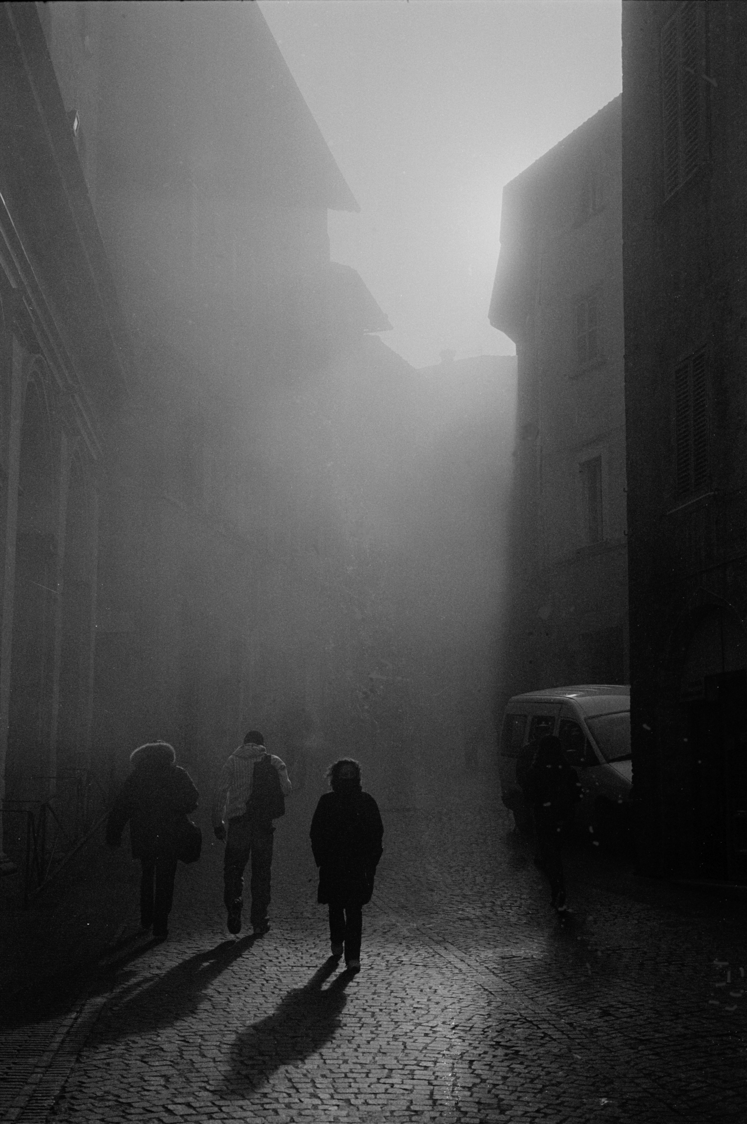 Urbino nella nebbia