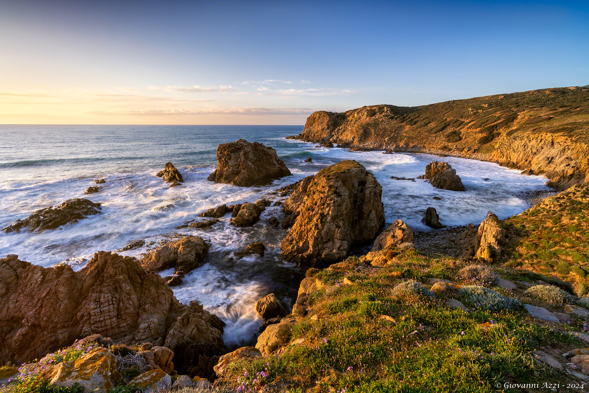 Before sunset at Capo Pecora