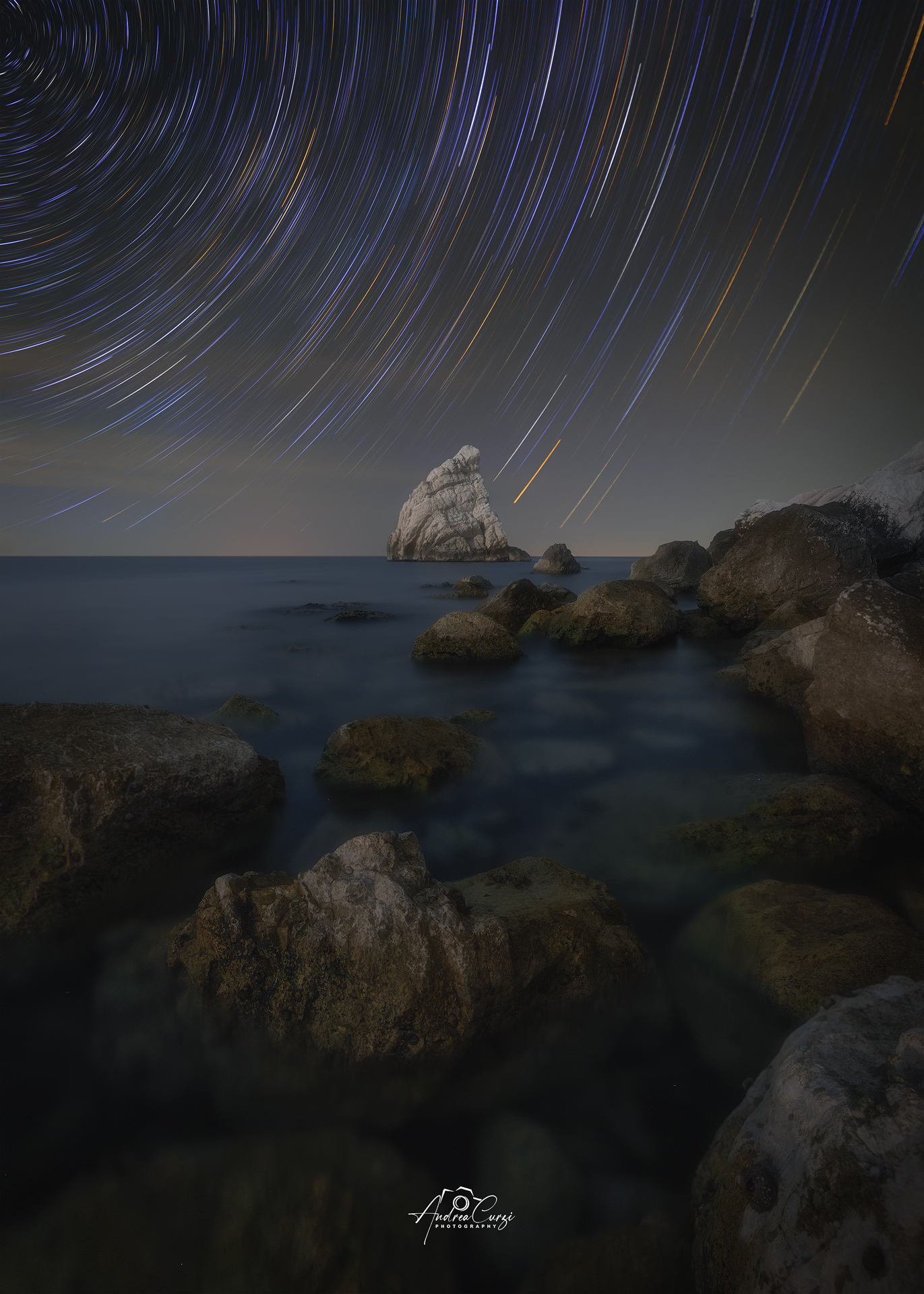 Star Trail at Vela Beach