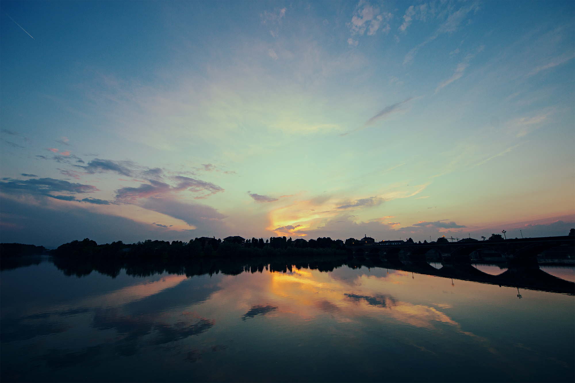 Tramonto San Mauro Torinese