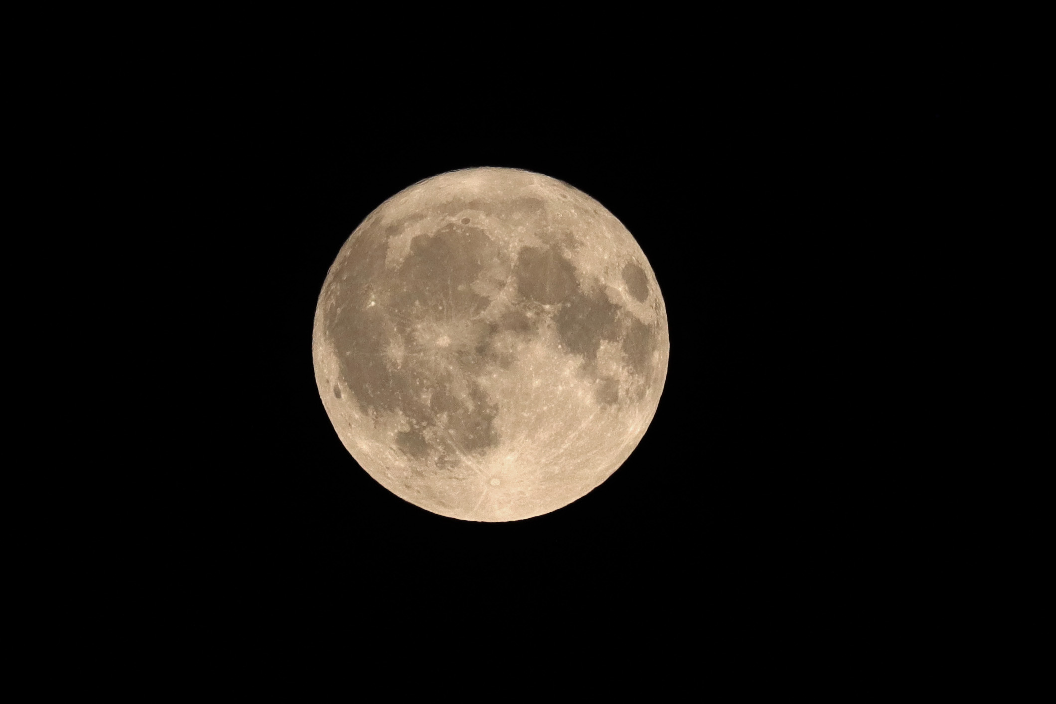 Before the full moon...