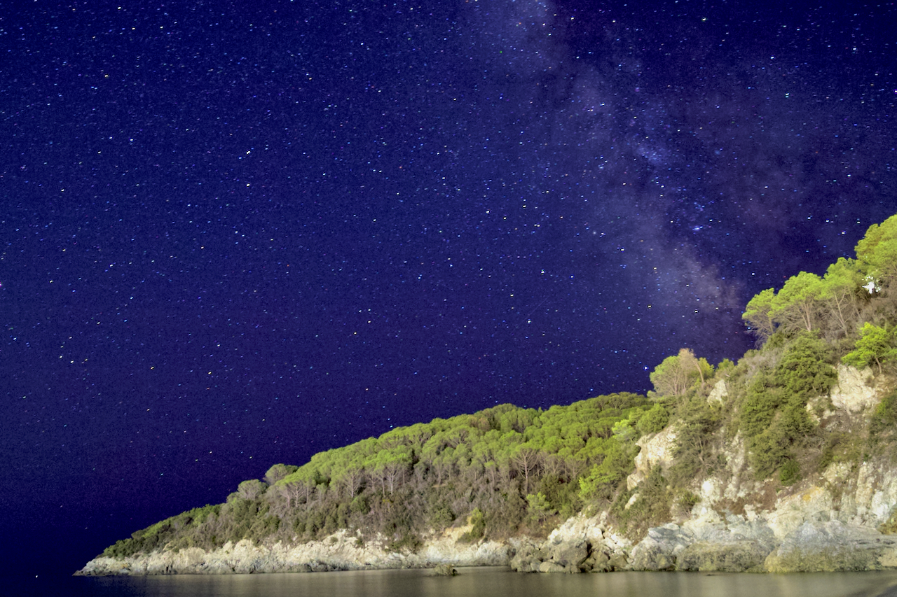Via Lattea e promontorio Fetovaia - Isola D'Elba