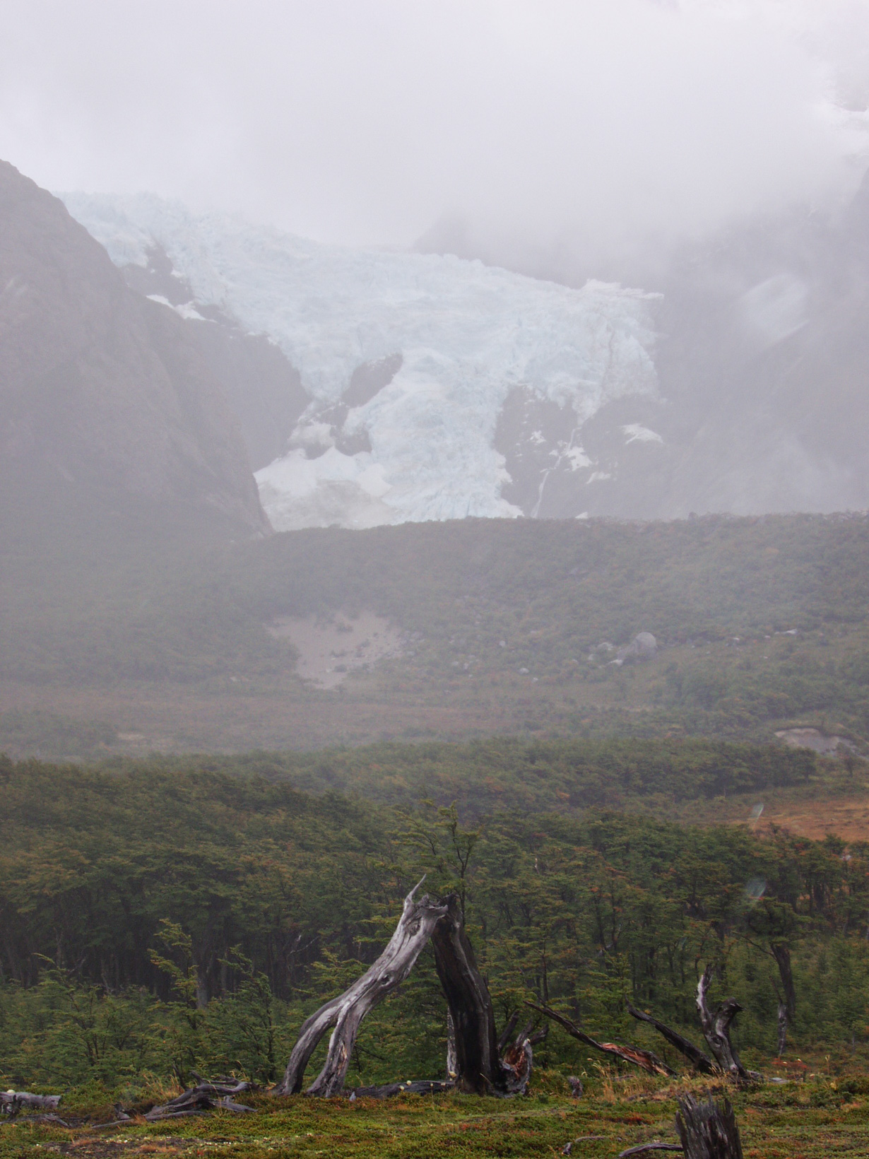 Under the glacier