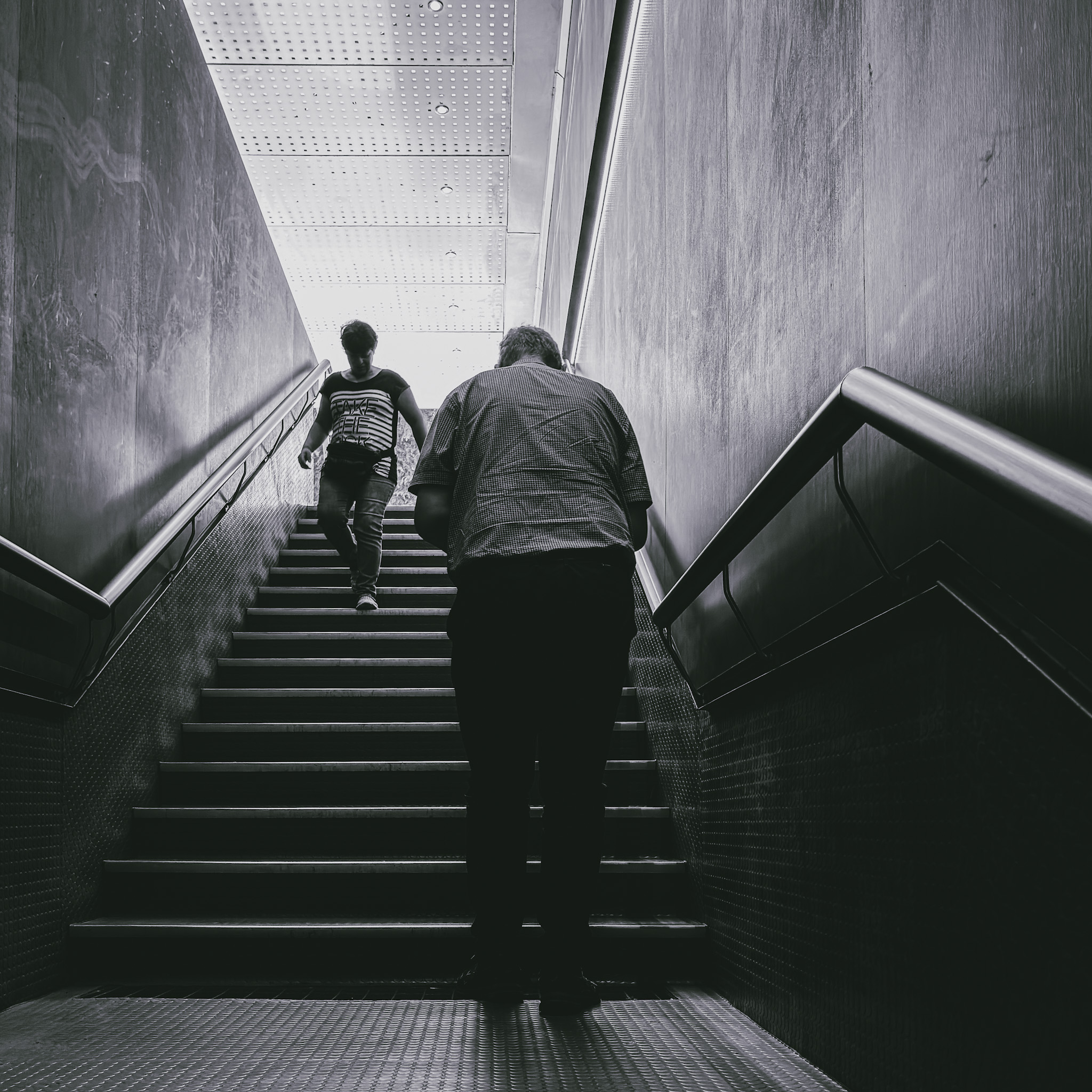 There are those who go down and there are those who go up