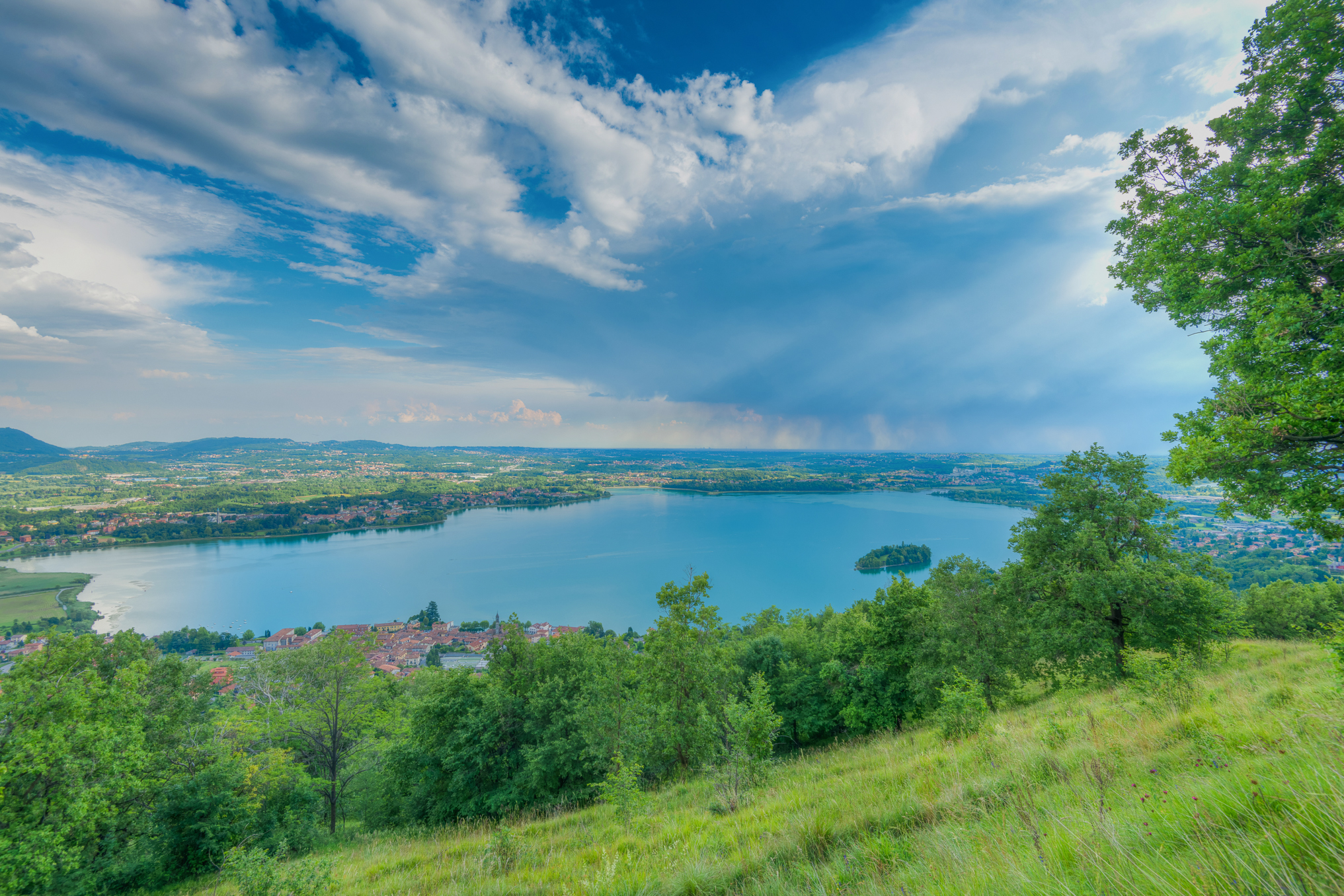 Temporale in pianura