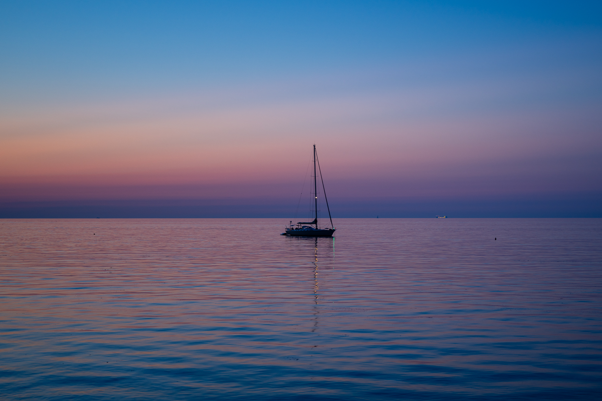 The stillness of the sunset