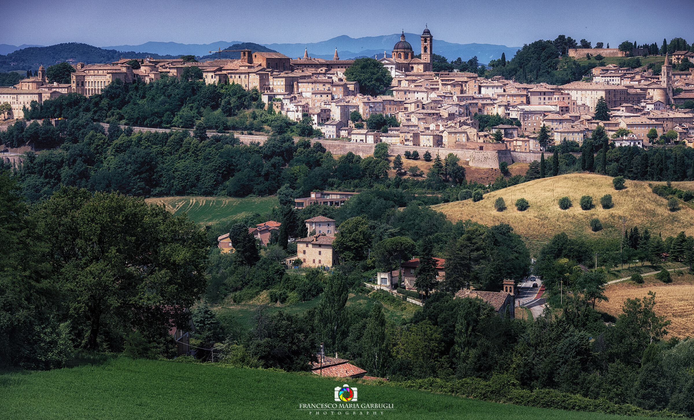 Urbino in the windy hill
