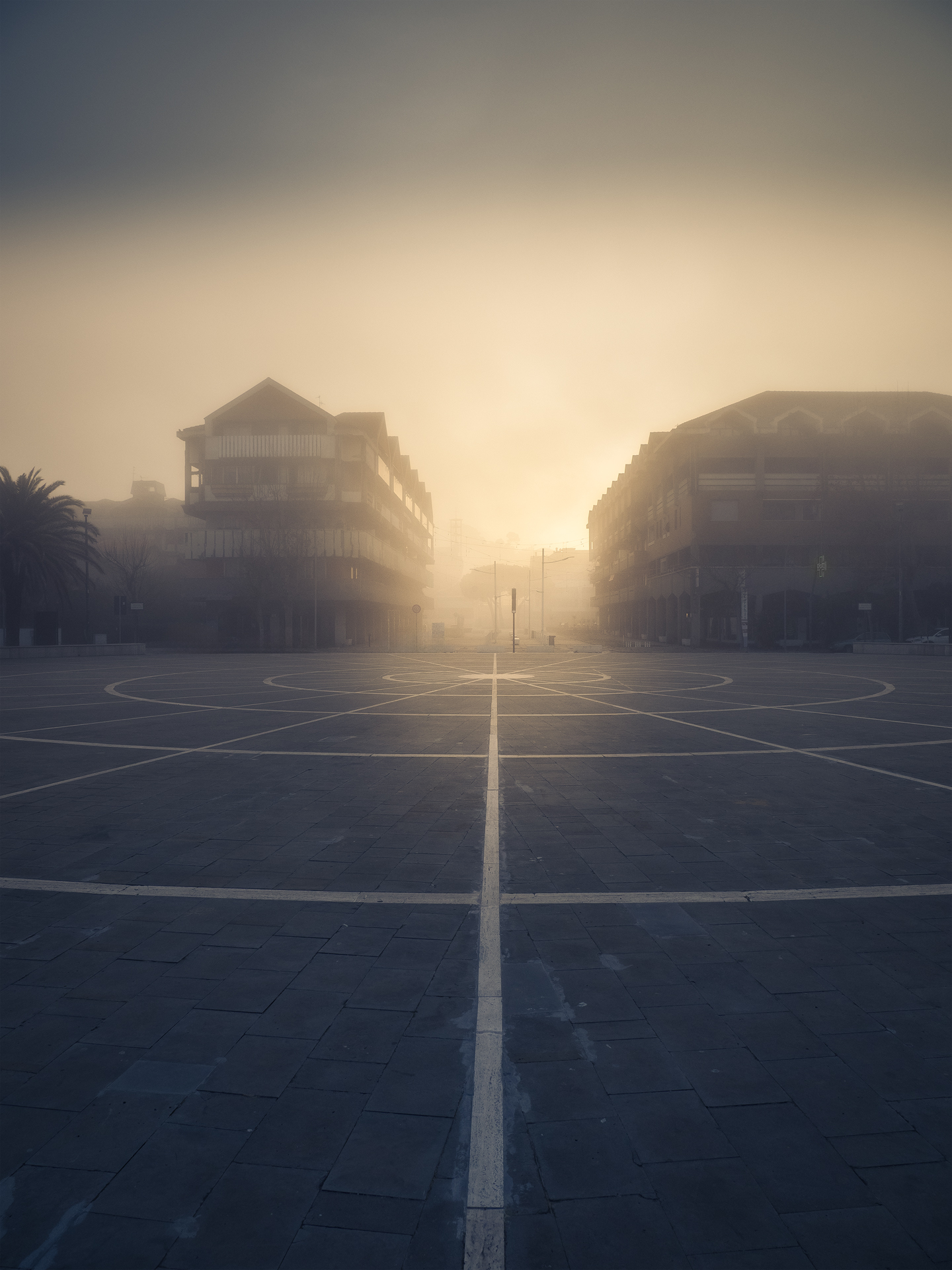 Nebbia in città