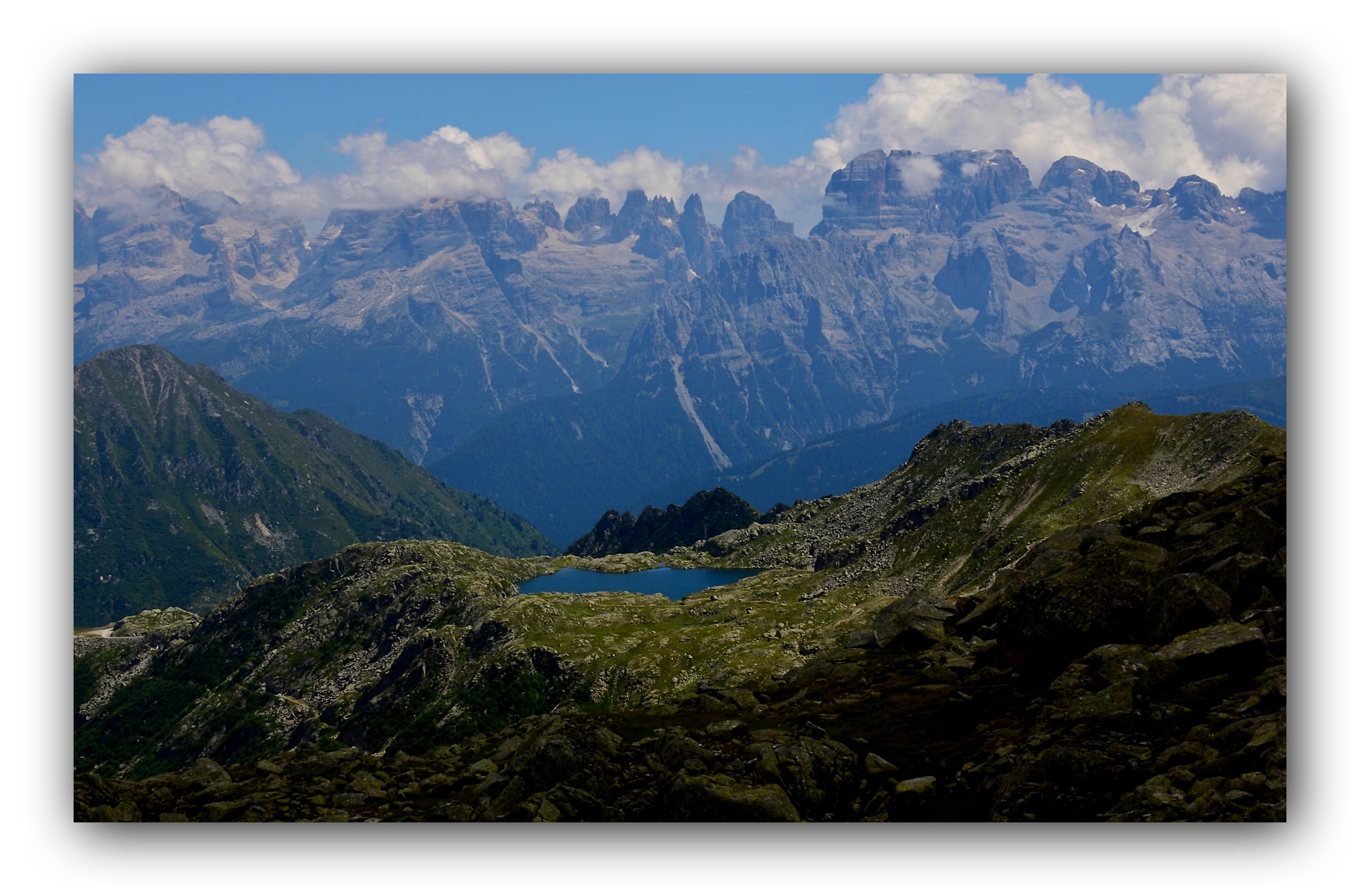 Black Lake and the Brenta Dolomites