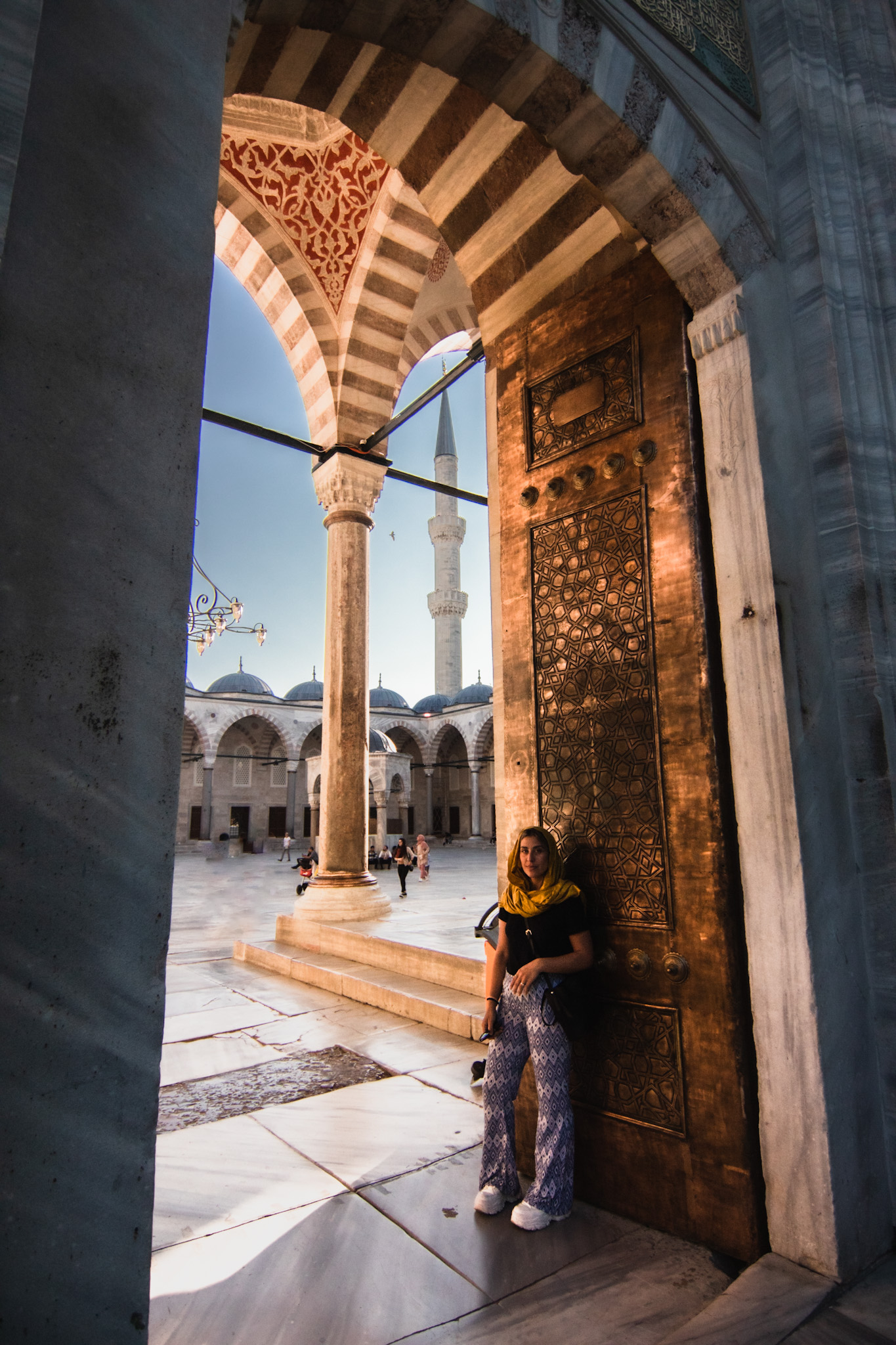 Shiny door to heaven