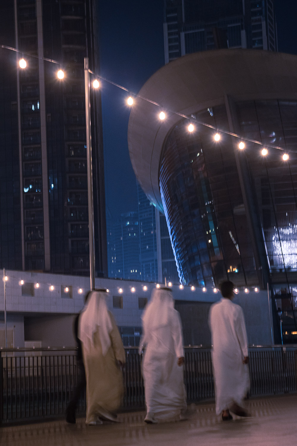 Chilling in the modern temple