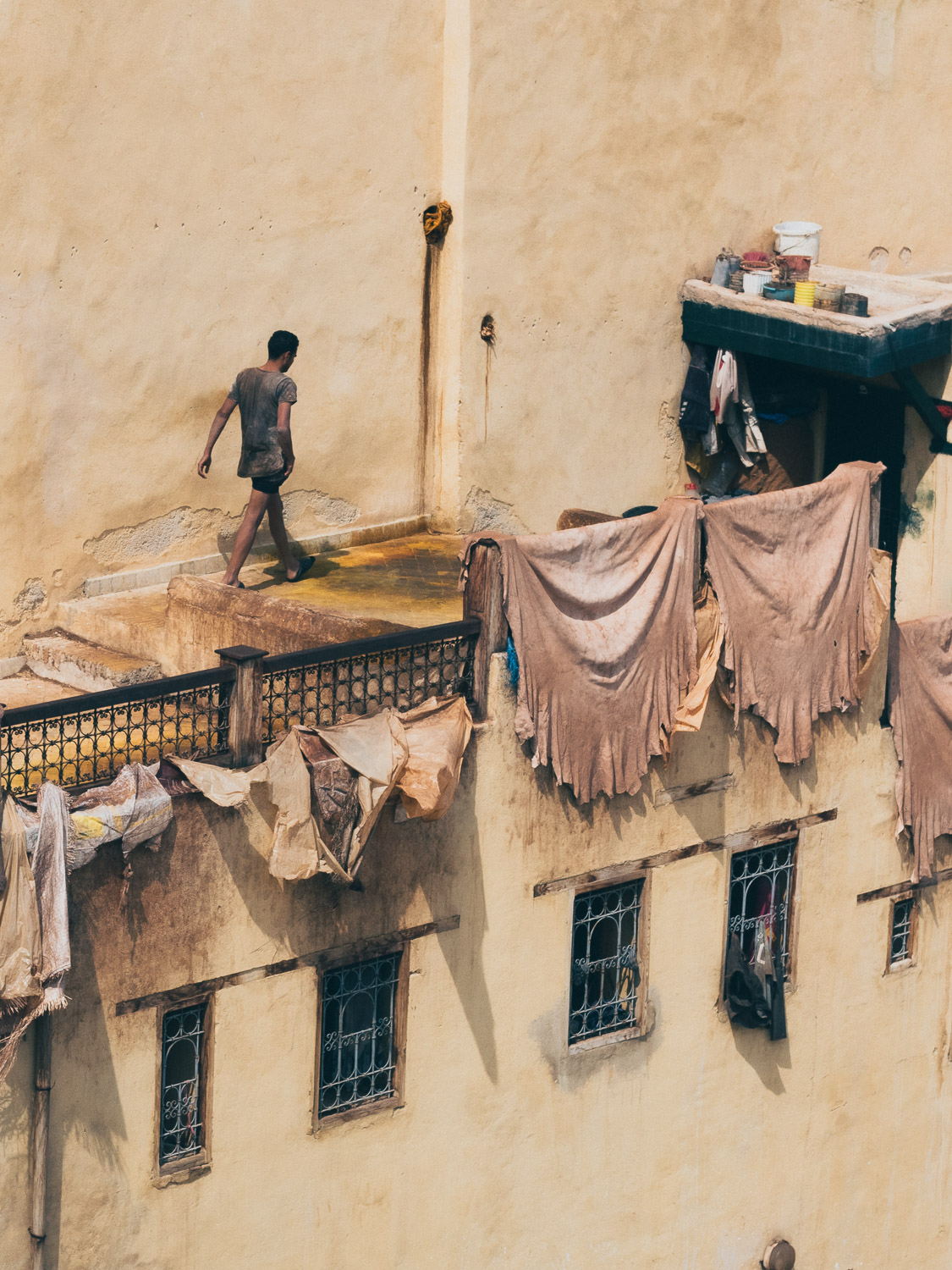 work up in the stench