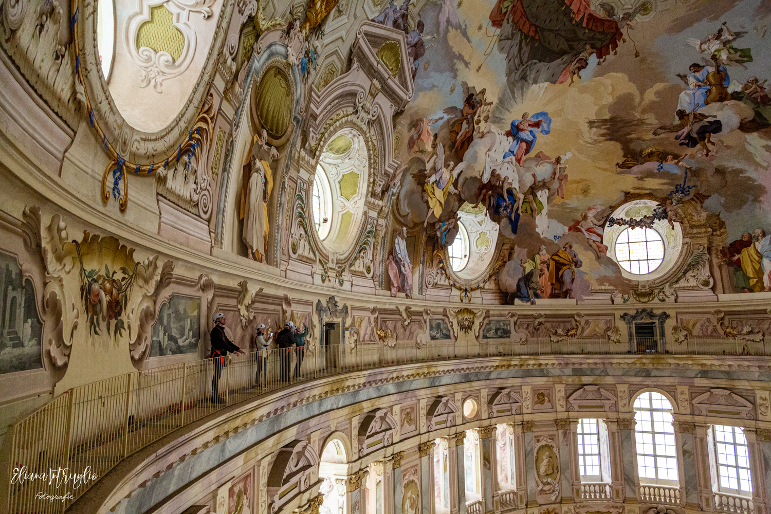 Walking among the Saints of Vicoforte