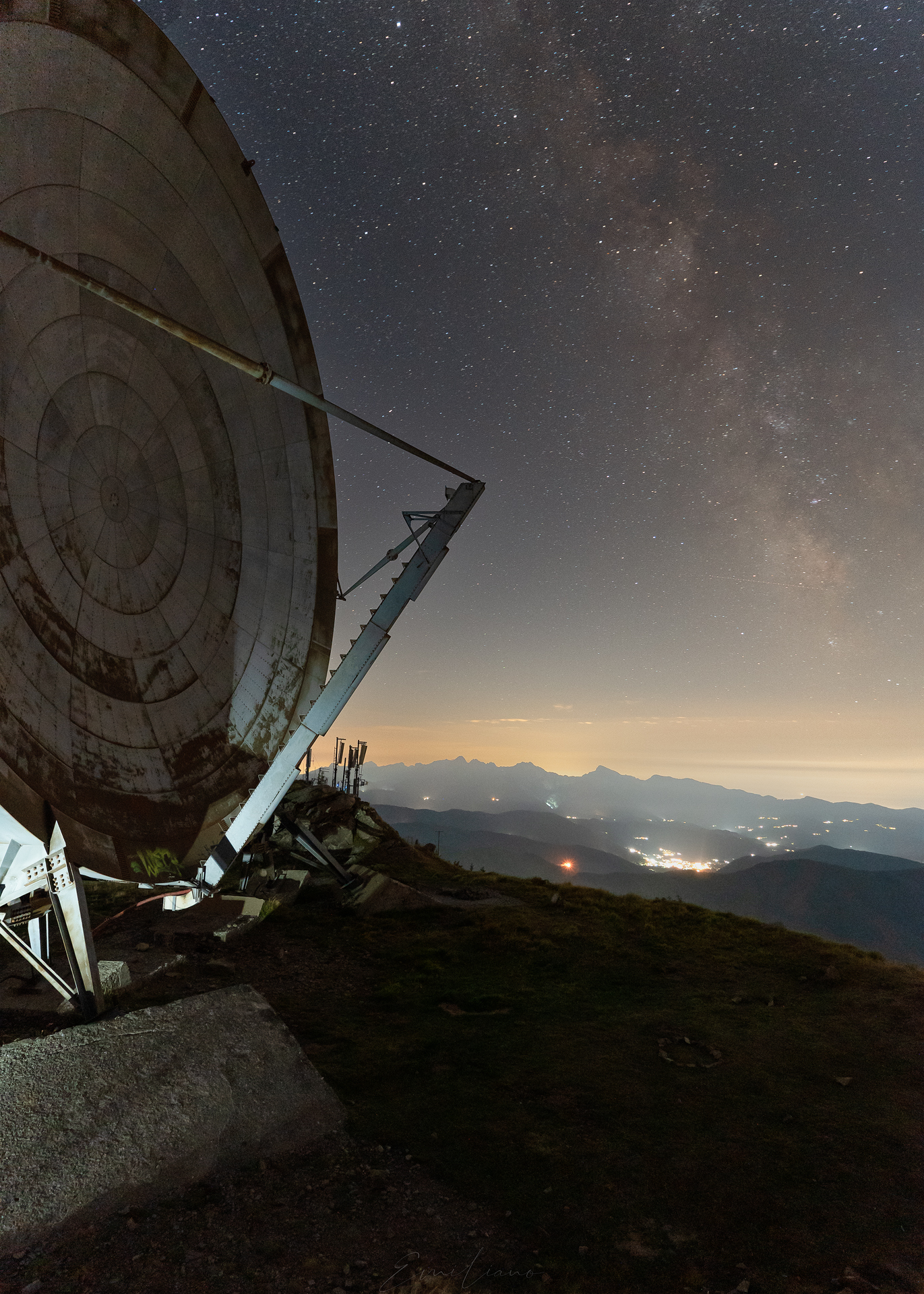 Milky Way at Mount Giogo