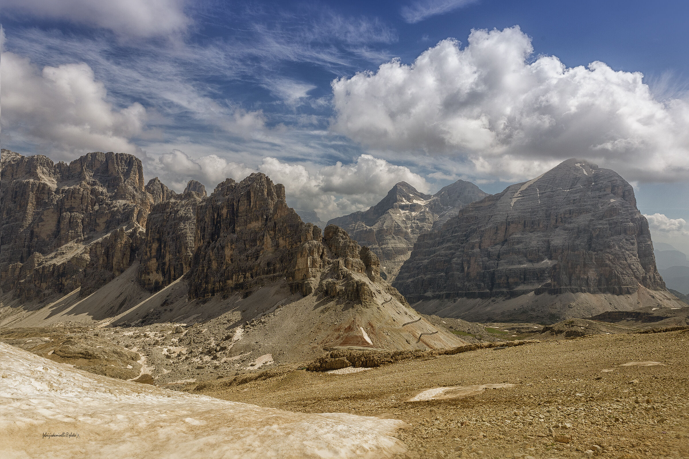 Panoramic view from Lagazuoi