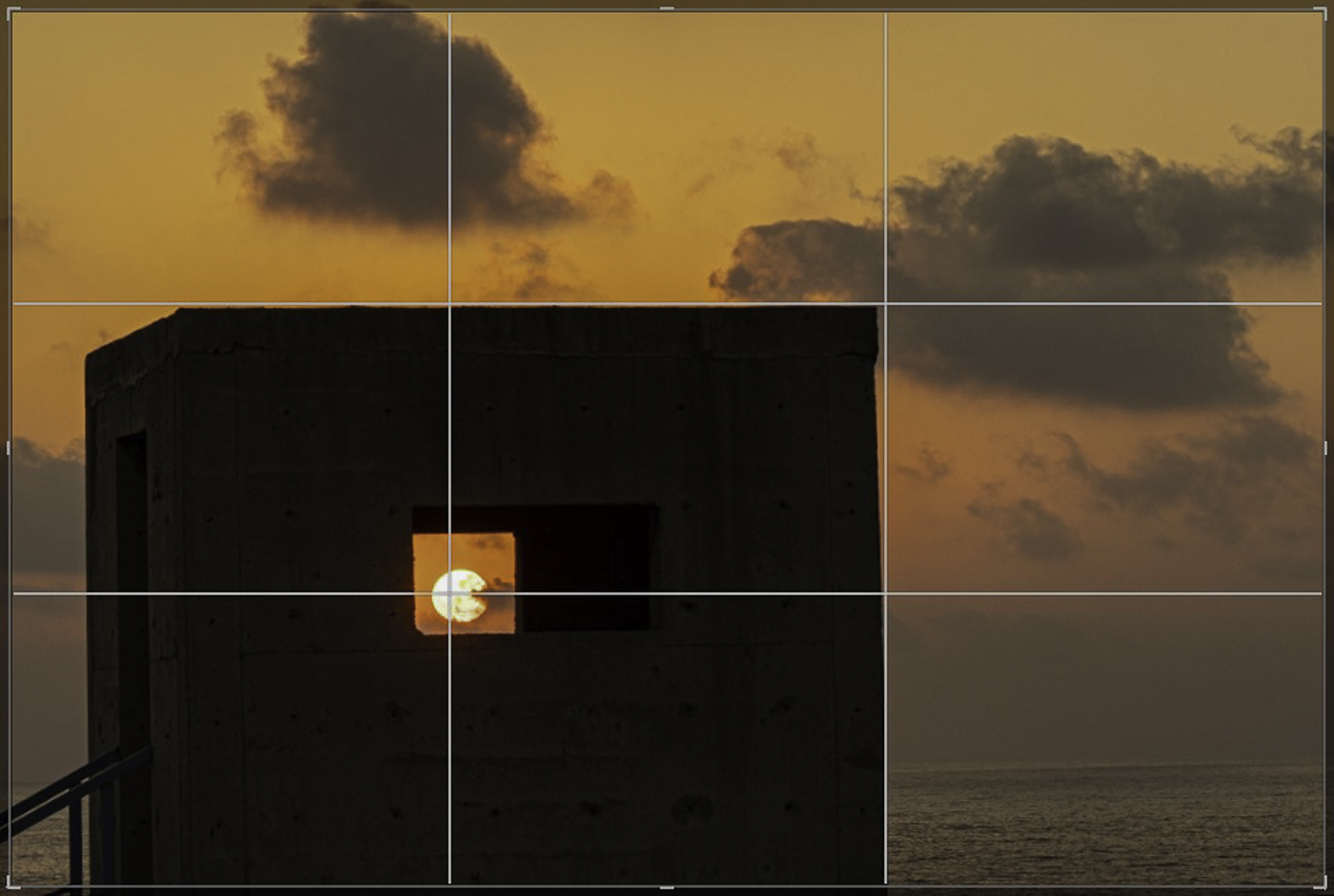 Explain the rule of thirds in 1/500th of a second.