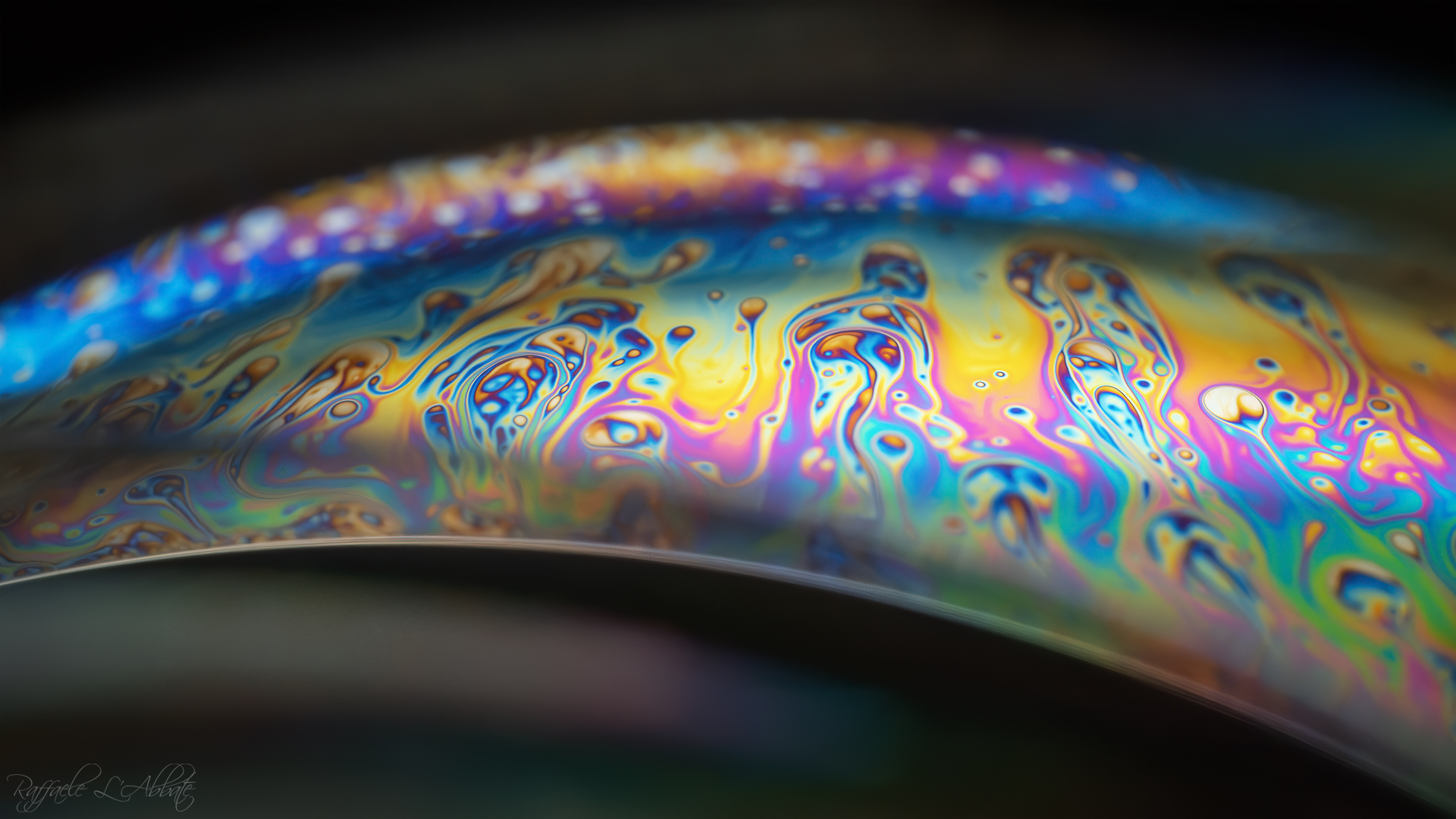 Animated Rainbows Shapes and colors created by light