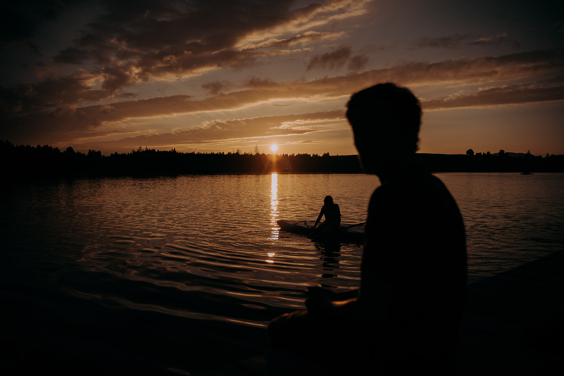 Barca sul lago