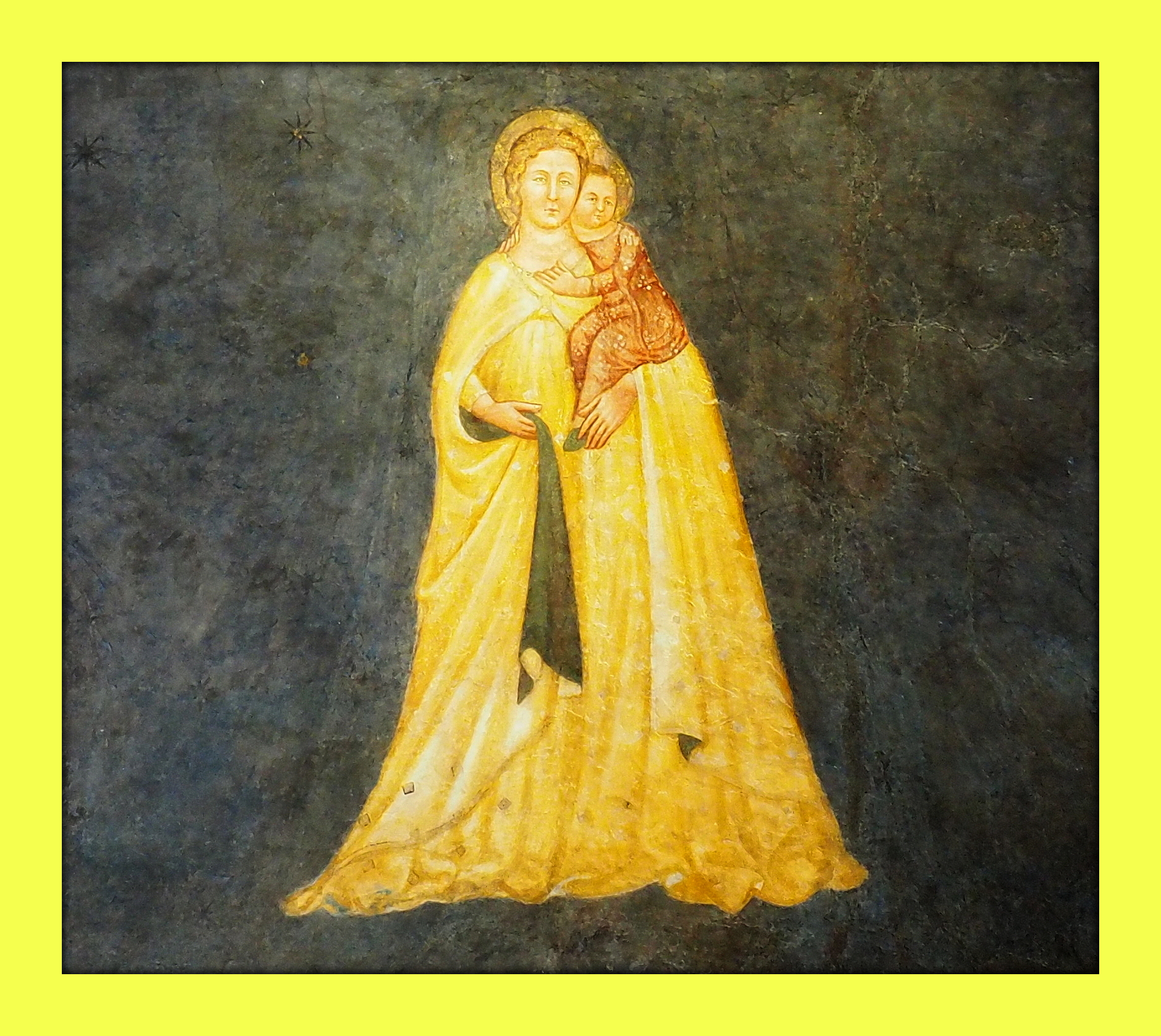 Fresco - Virgin and Child