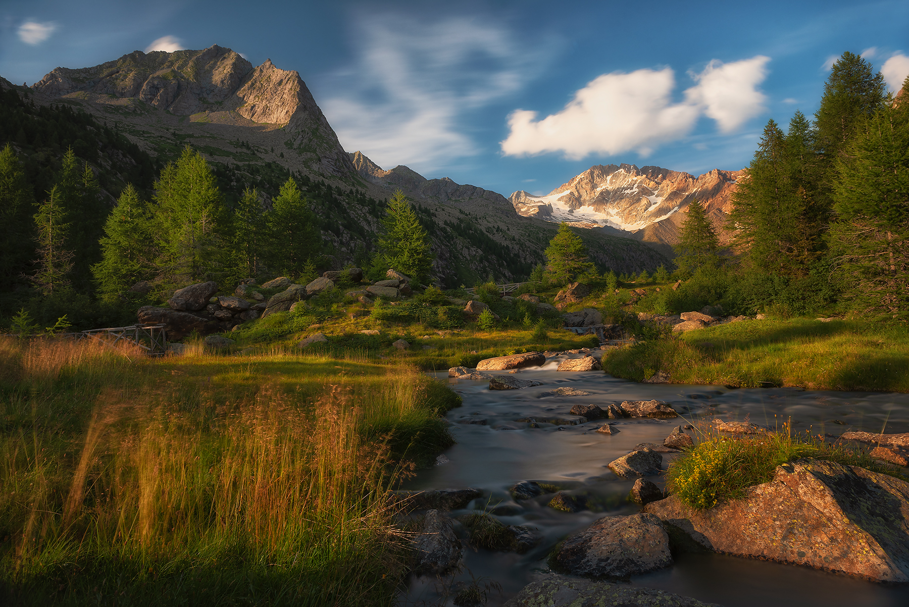 Last touches of sunshine