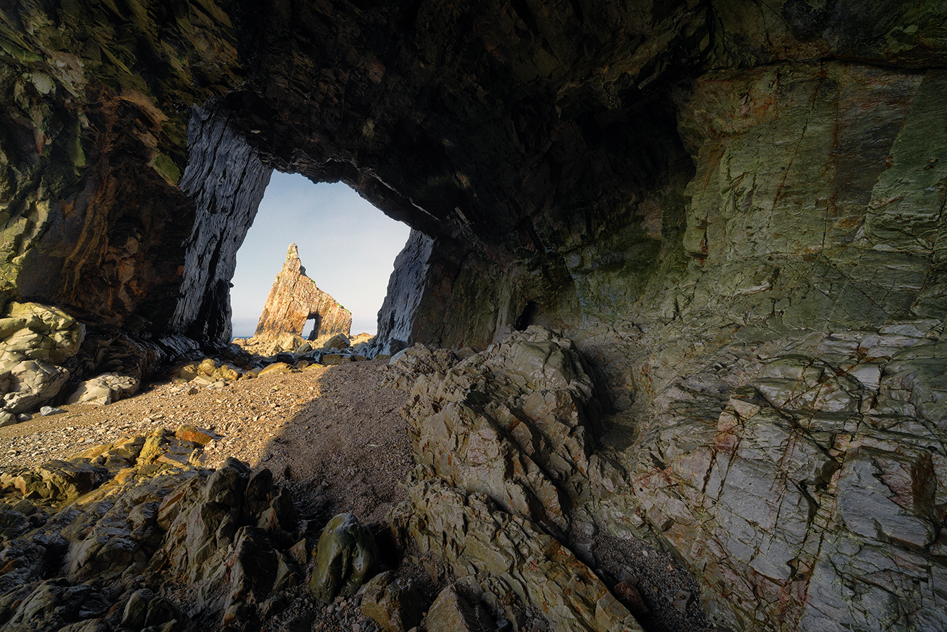 In the cave
