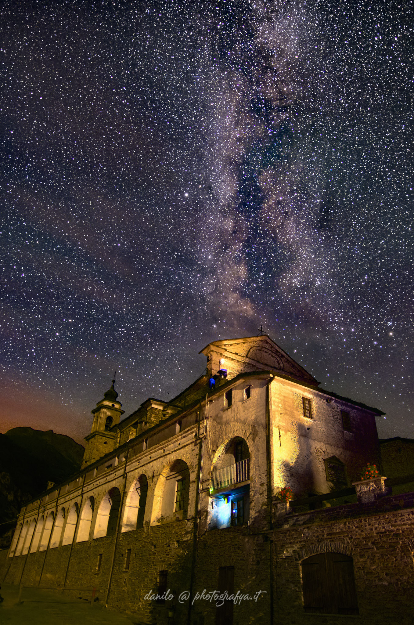 Milky Way - Santuario di San Magno, Castel Magno