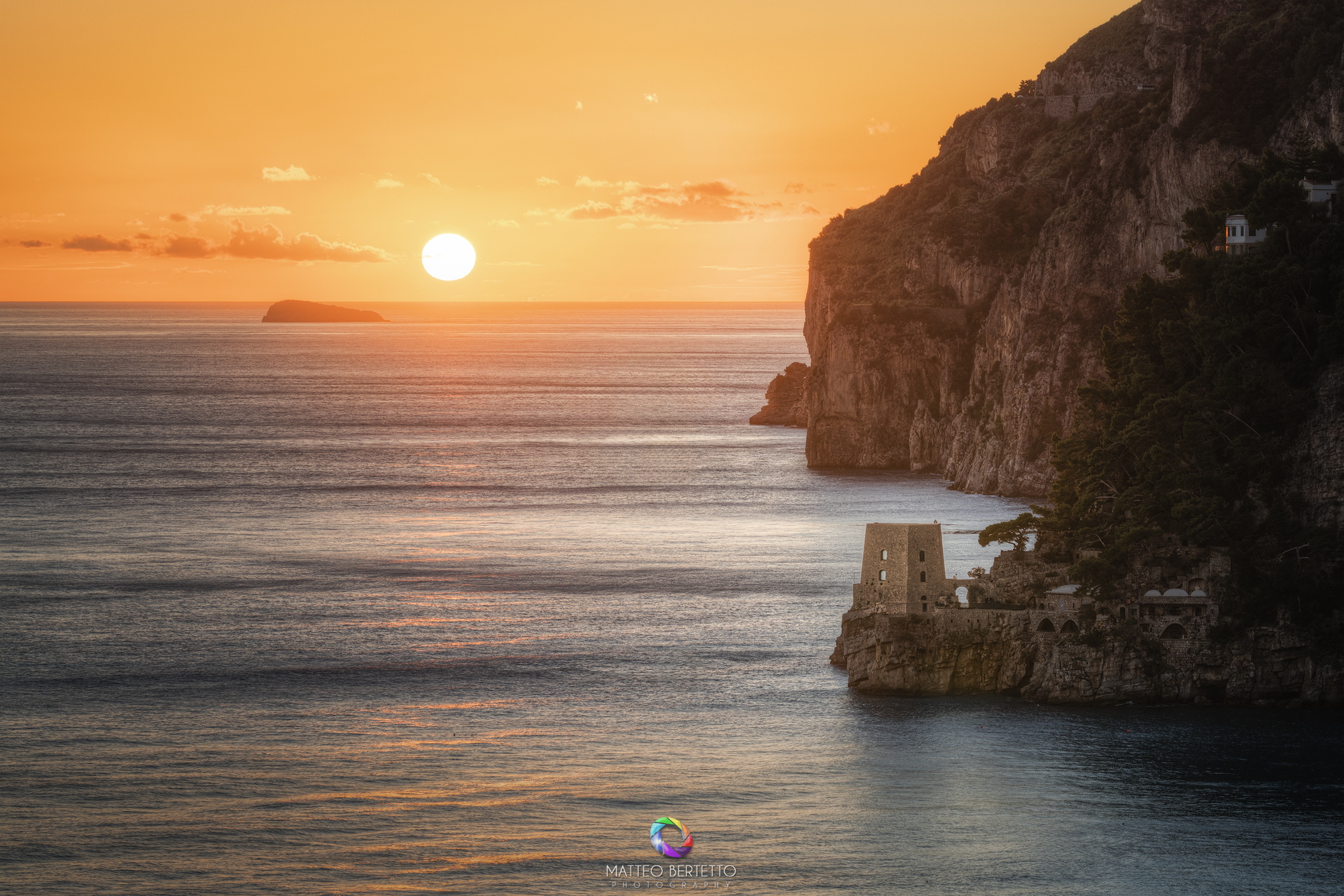 Positano - Clavel Tower and Vetara Rock