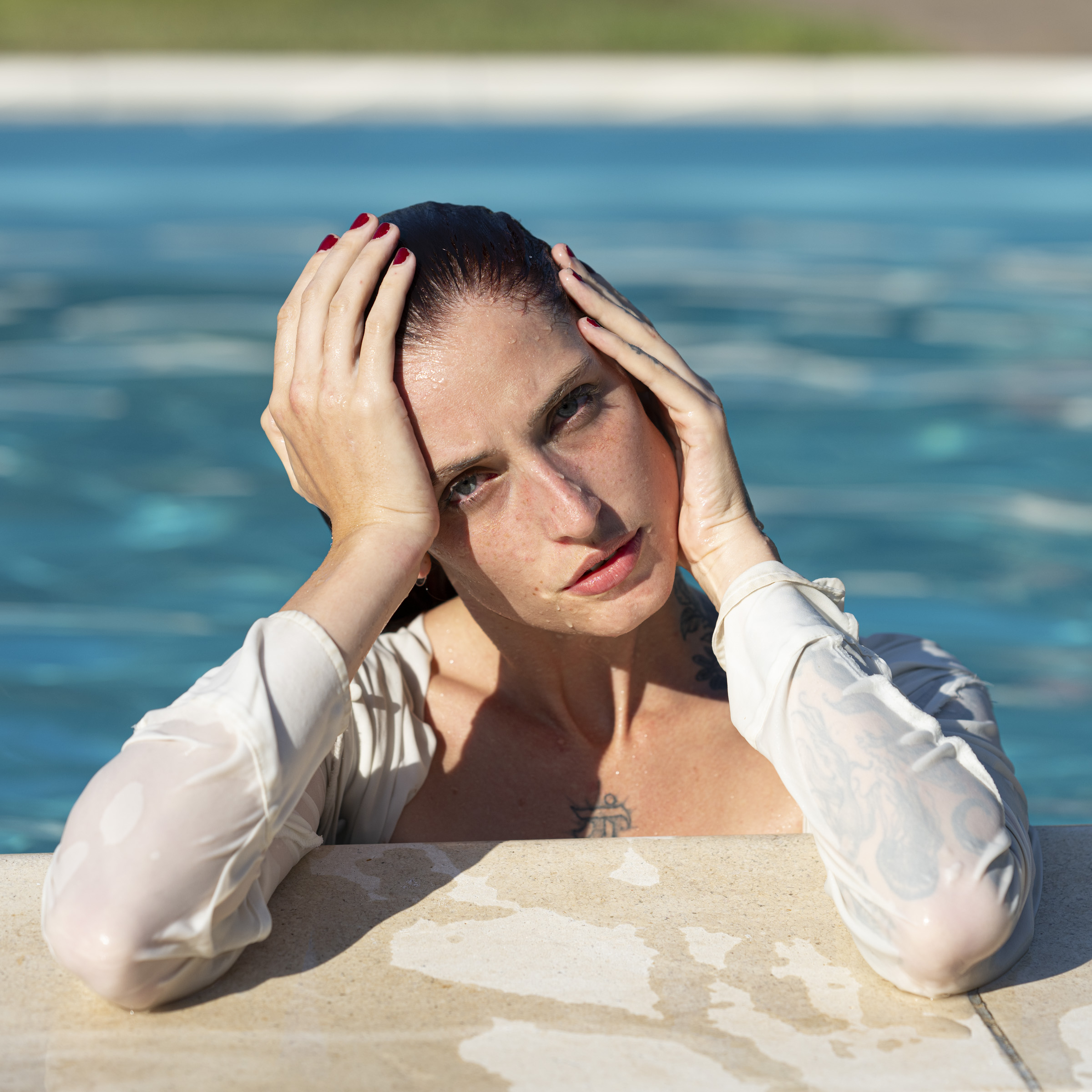 Barbora in the pool 5