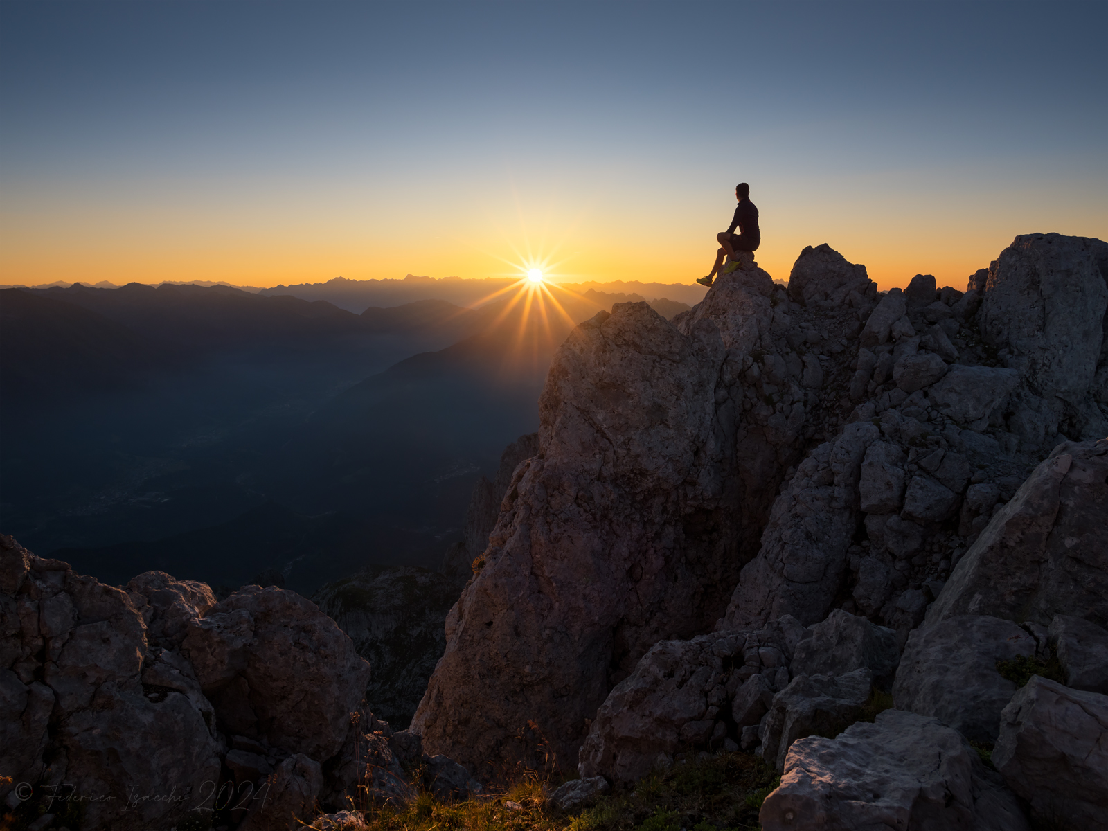 Sunrise in Presolana