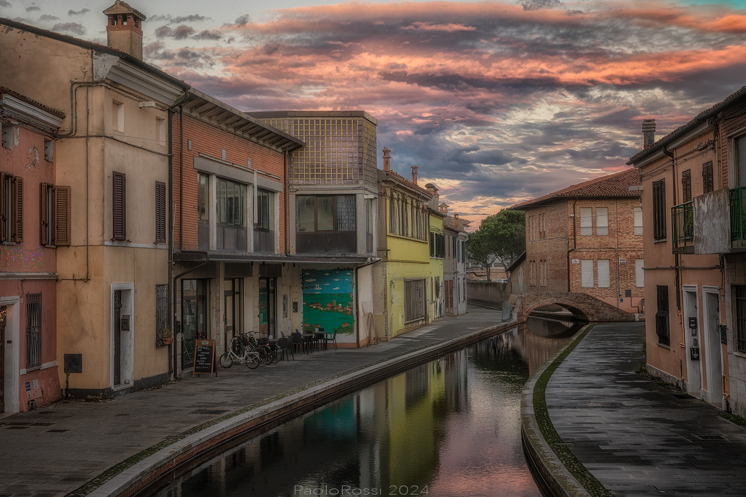 Sunset in Comacchio...