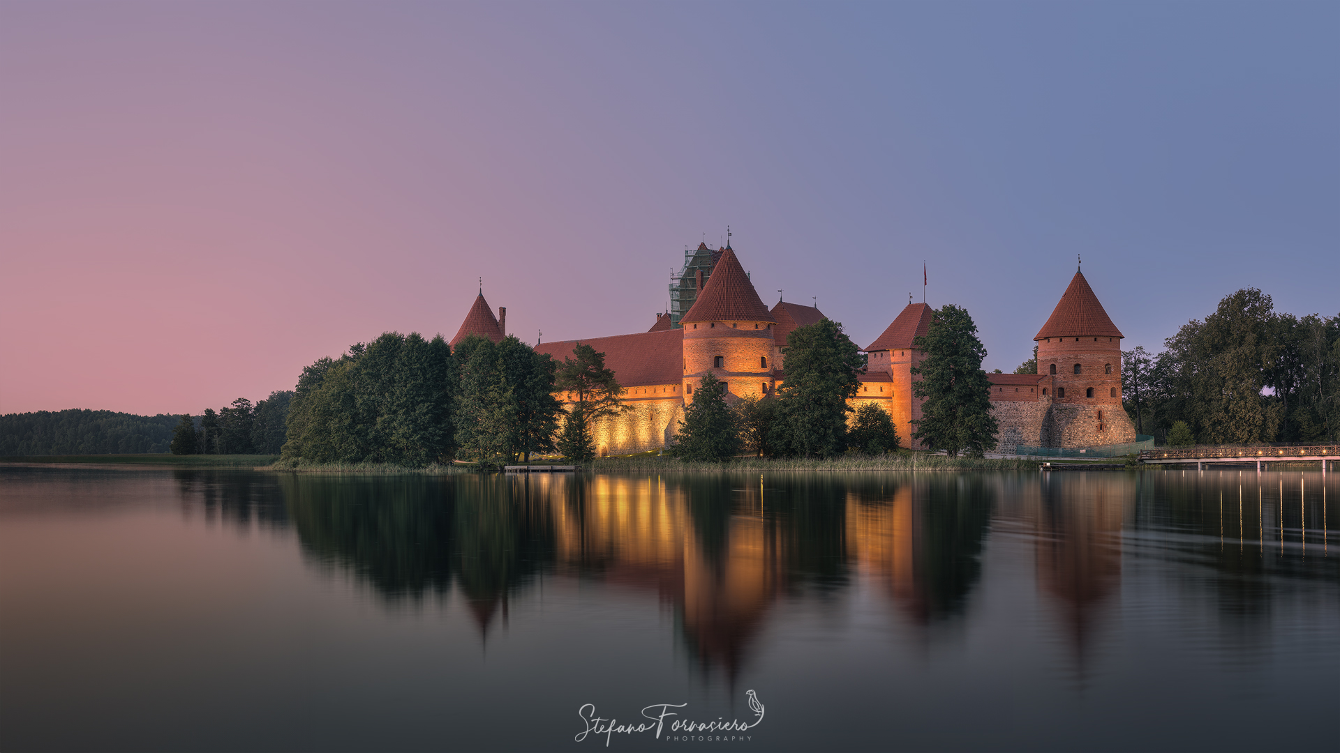 Castello di Trakai - Primissima ora Blu