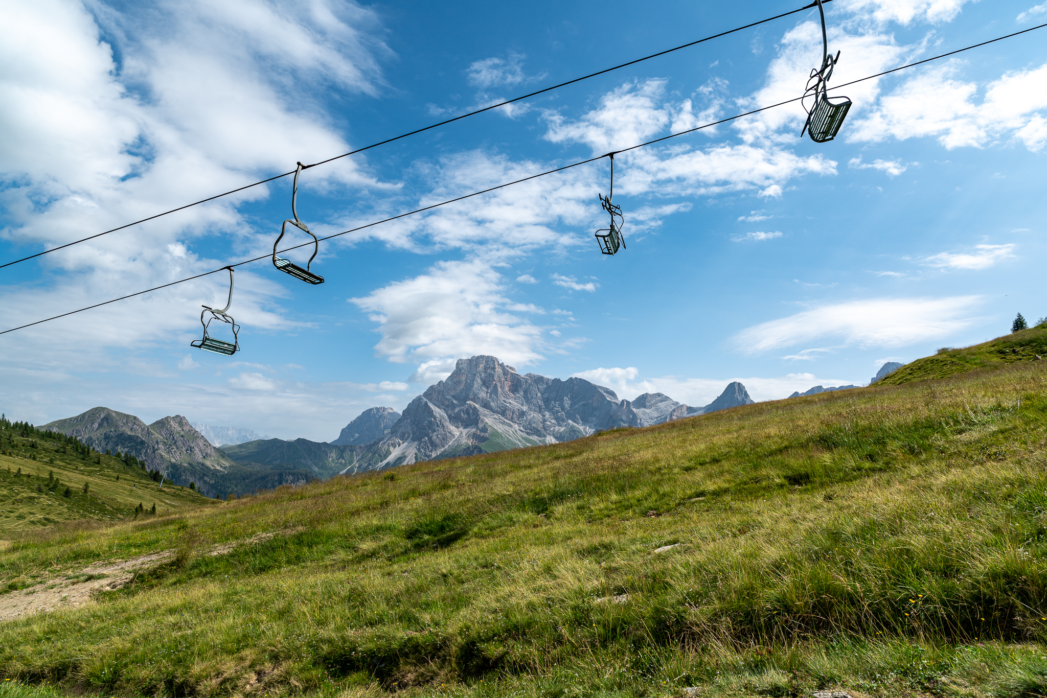 view of the Dolomites