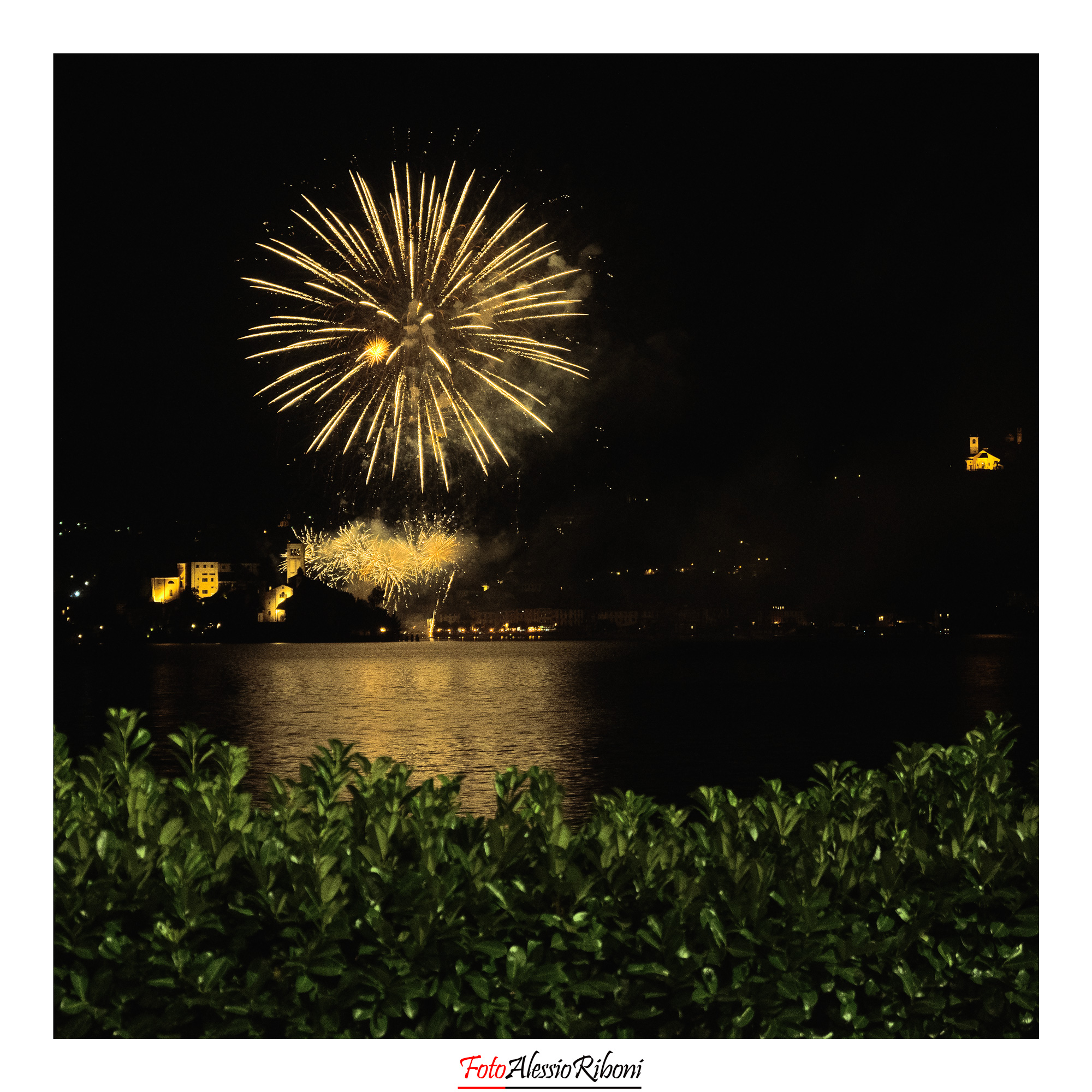 Fuochi a Orta san Giulio