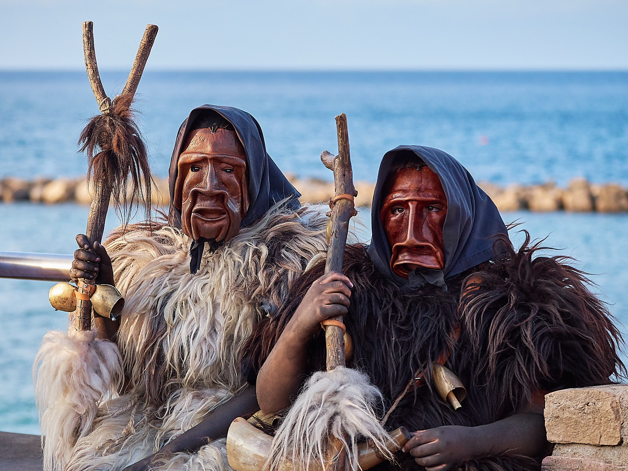 Mamuthones al carnevale estivo