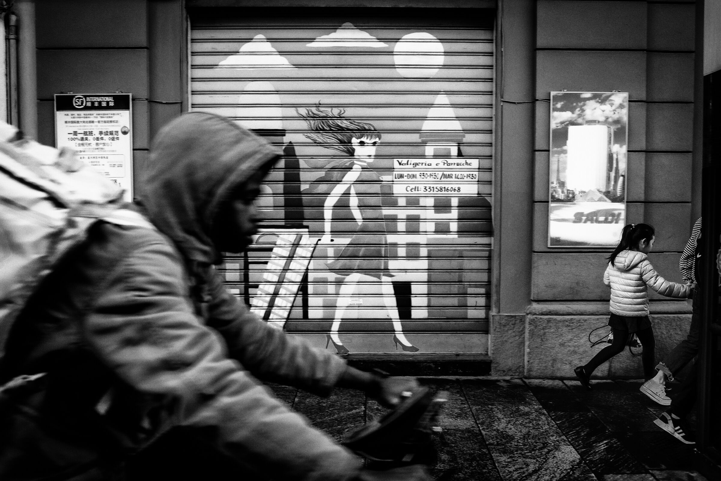 Steps and time passes